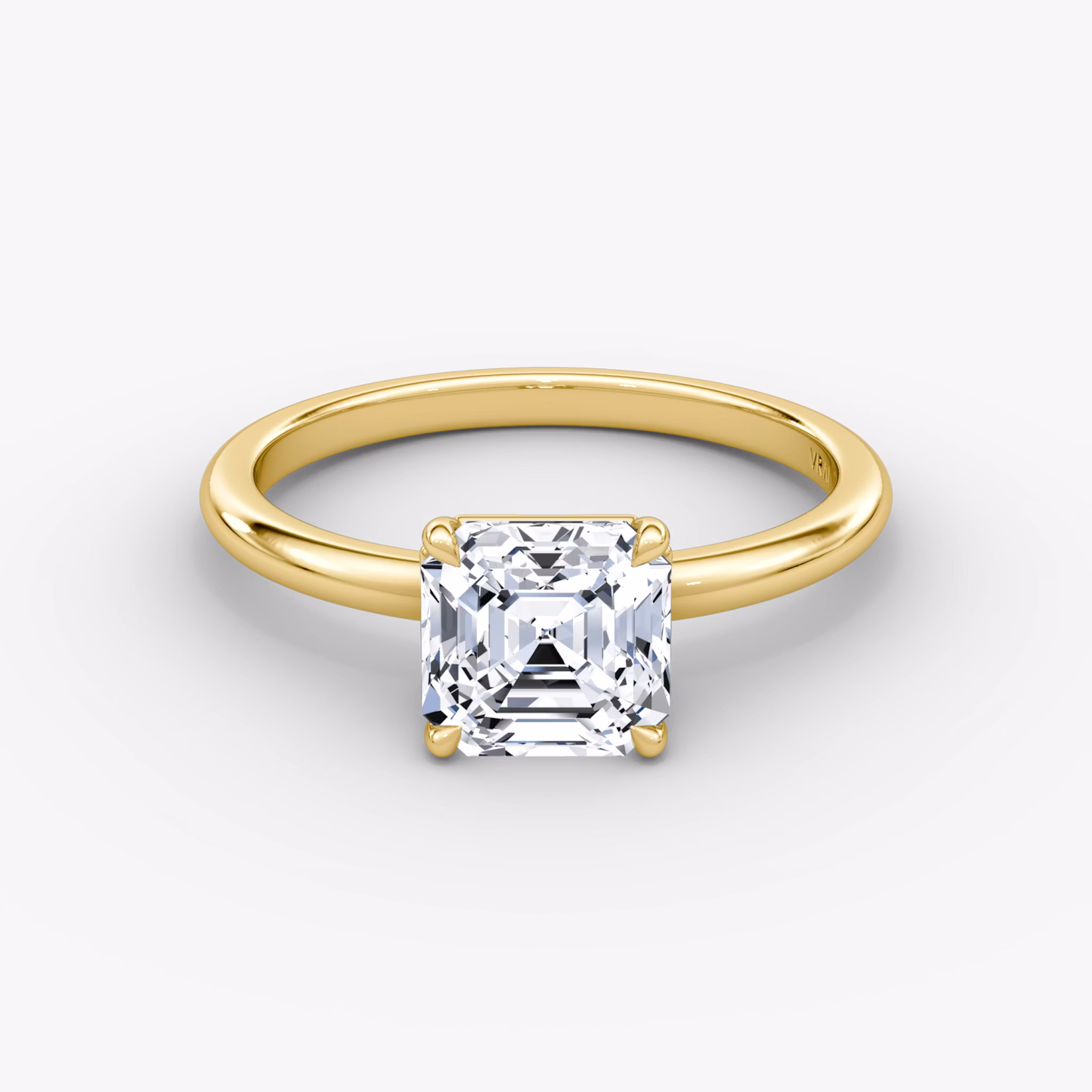 The Signature Asscher | Yellow Gold