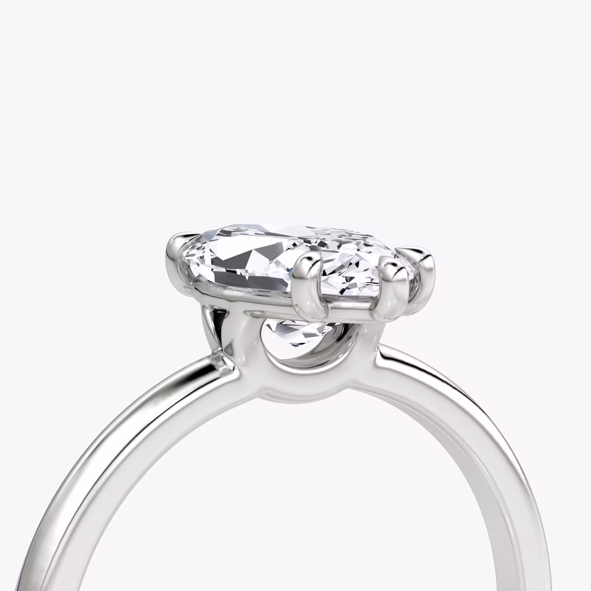 The Signature | Marquise | Platinum | bandAccent: Plain | bandWidth: standard | hiddenHalo: no | diamondOrientation: vertical | caratWeight: other