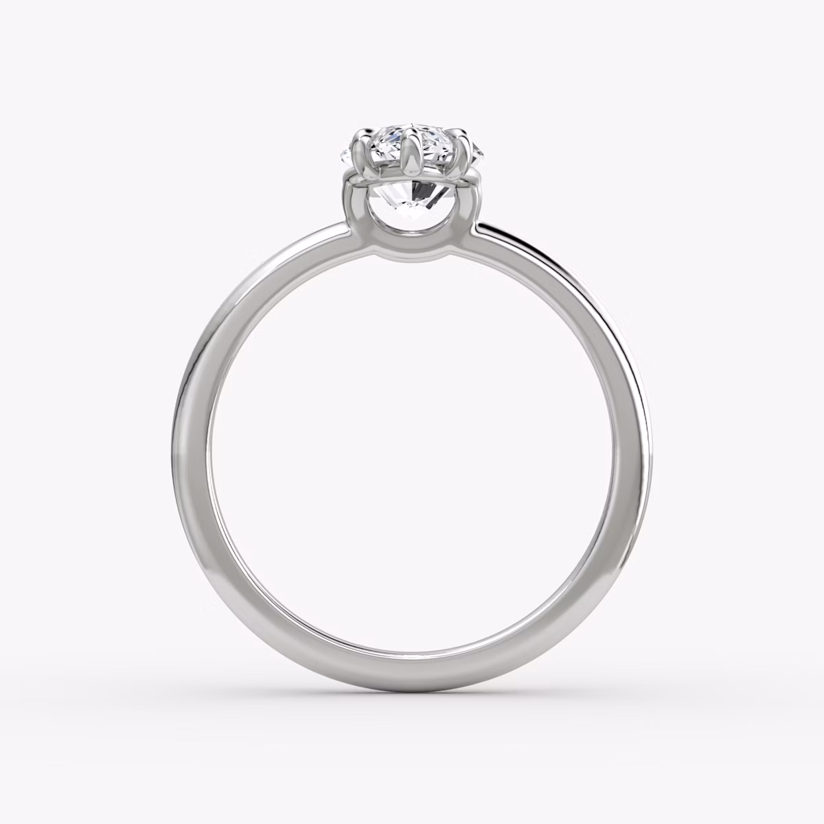 The Signature | Marquise | Platinum | bandAccent: Plain | bandWidth: standard | hiddenHalo: no | diamondOrientation: vertical | caratWeight: other