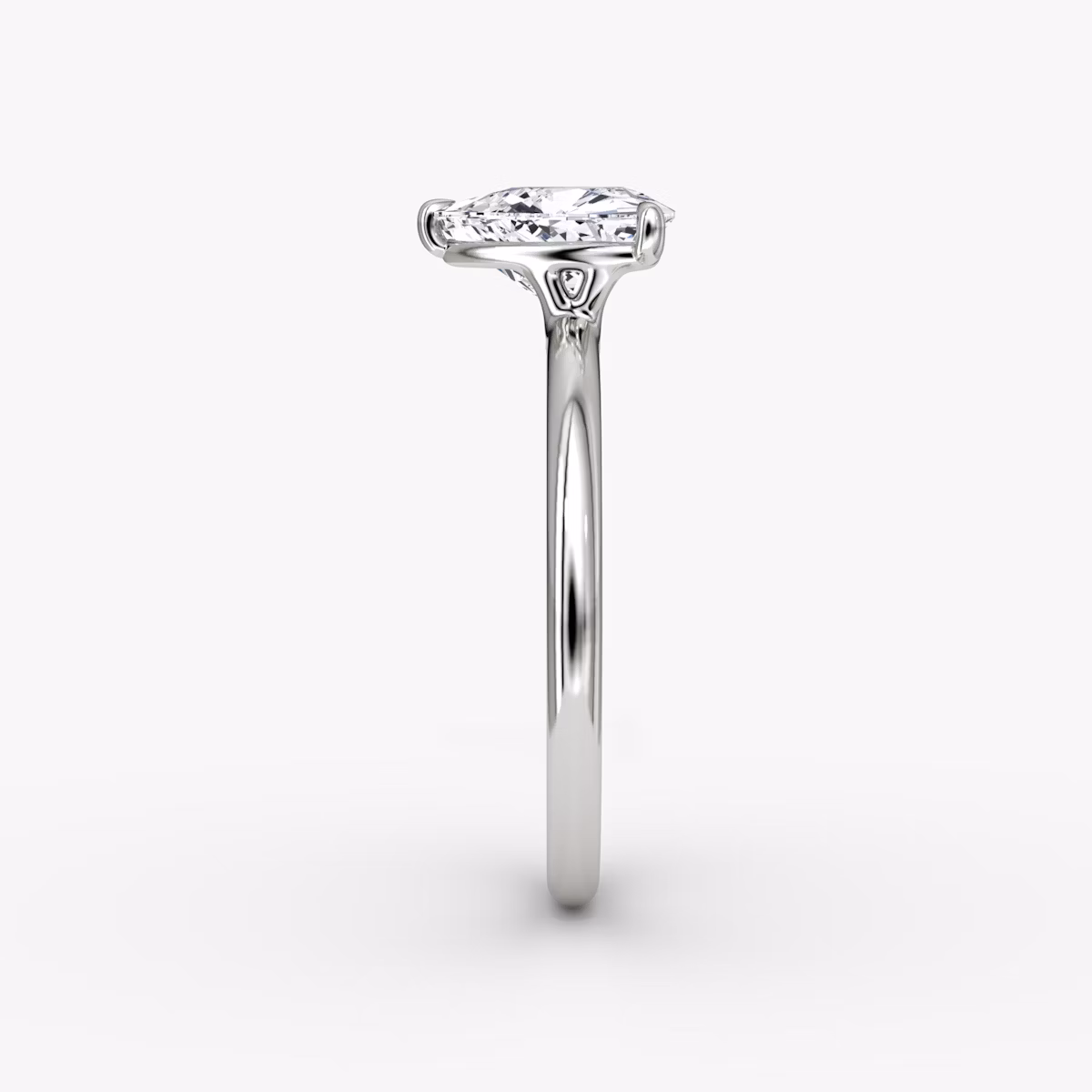 The Signature | Trillion | Platinum | bandAccent: Plain | bandWidth: standard | hiddenHalo: no | diamondOrientation: vertical | caratWeight: other