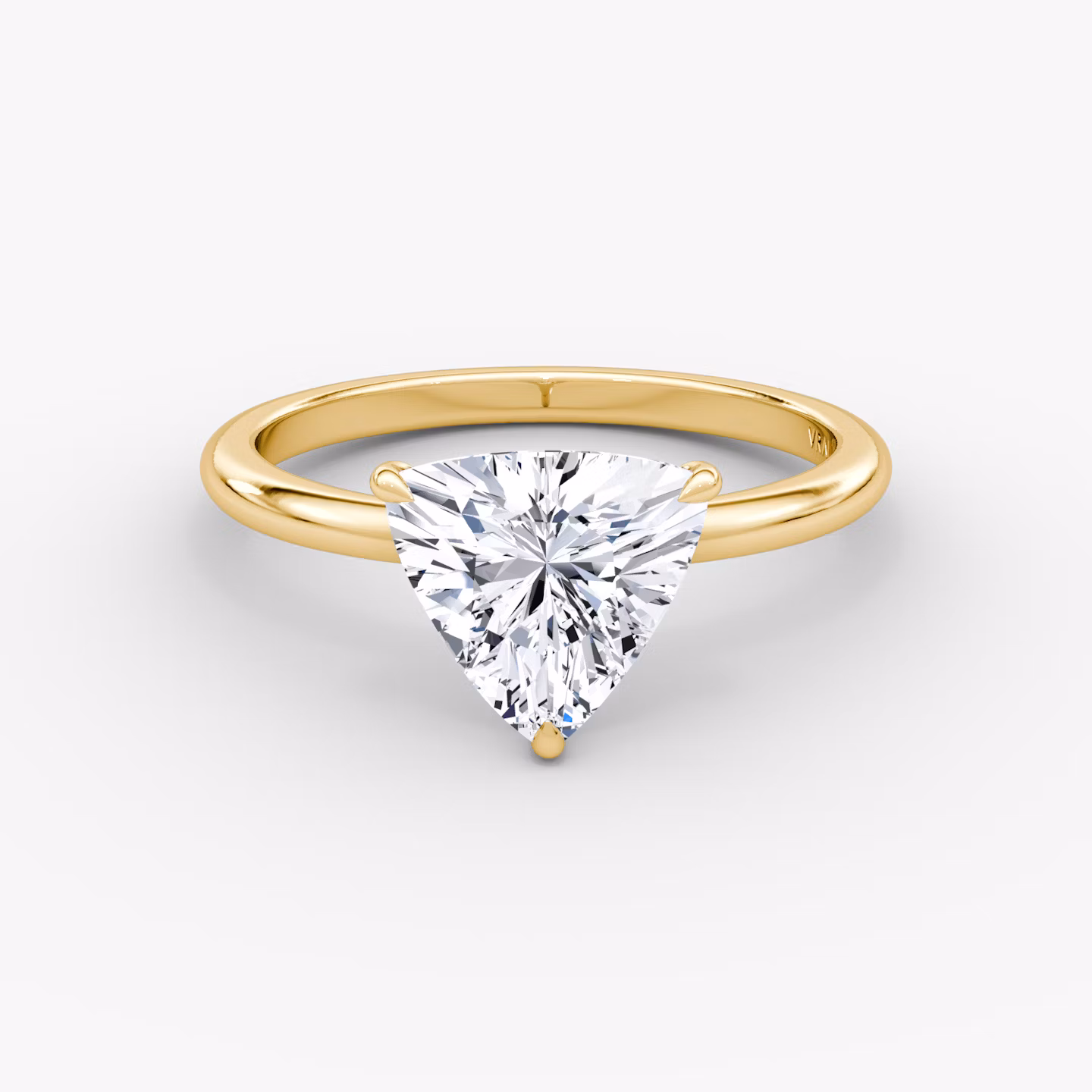 Signature | Trillant | 18k | Gelbgold | bandAccent: Ohne Pavé-Besatz | bandWidth: standard | hiddenHalo: no | diamondOrientation: vertical | caratWeight: other