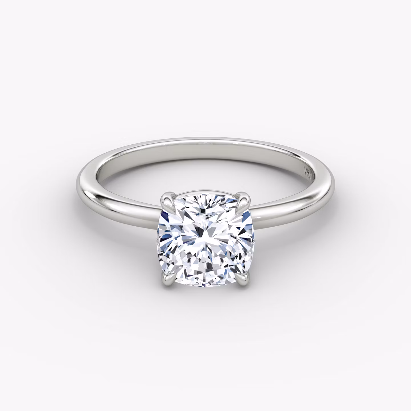 The Signature Cushion | White Gold