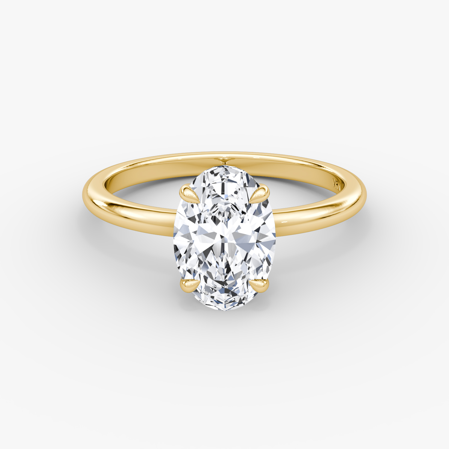 TheSignatureOvalEngagementRing|PlainBand|YellowGold