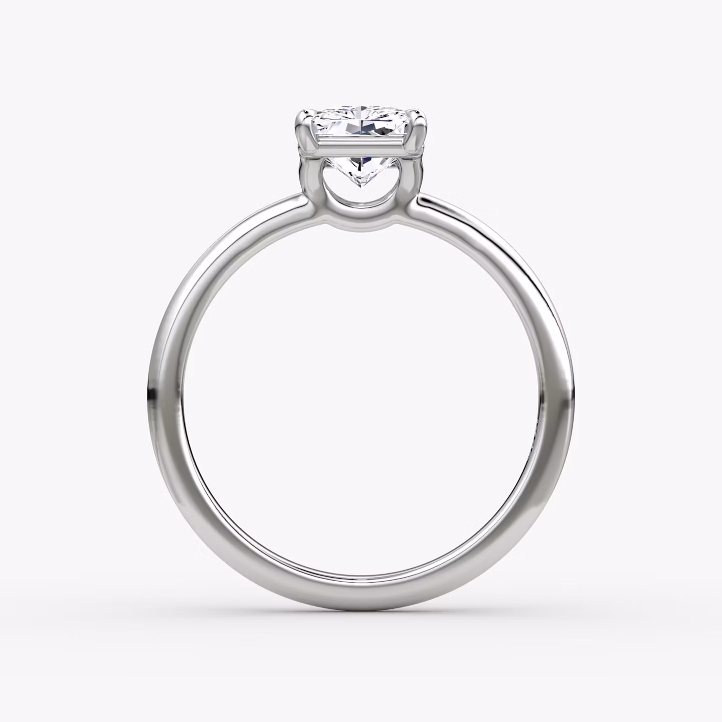 The Signature | Radiant | Platinum | bandAccent: Plain | bandWidth: standard | hiddenHalo: no | diamondOrientation: vertical | caratWeight: other