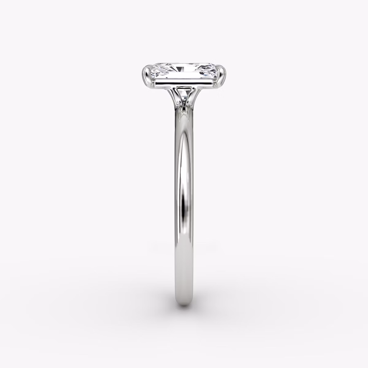 The Signature | Radiant | Platinum | bandAccent: Plain | bandWidth: standard | hiddenHalo: no | diamondOrientation: vertical | caratWeight: other