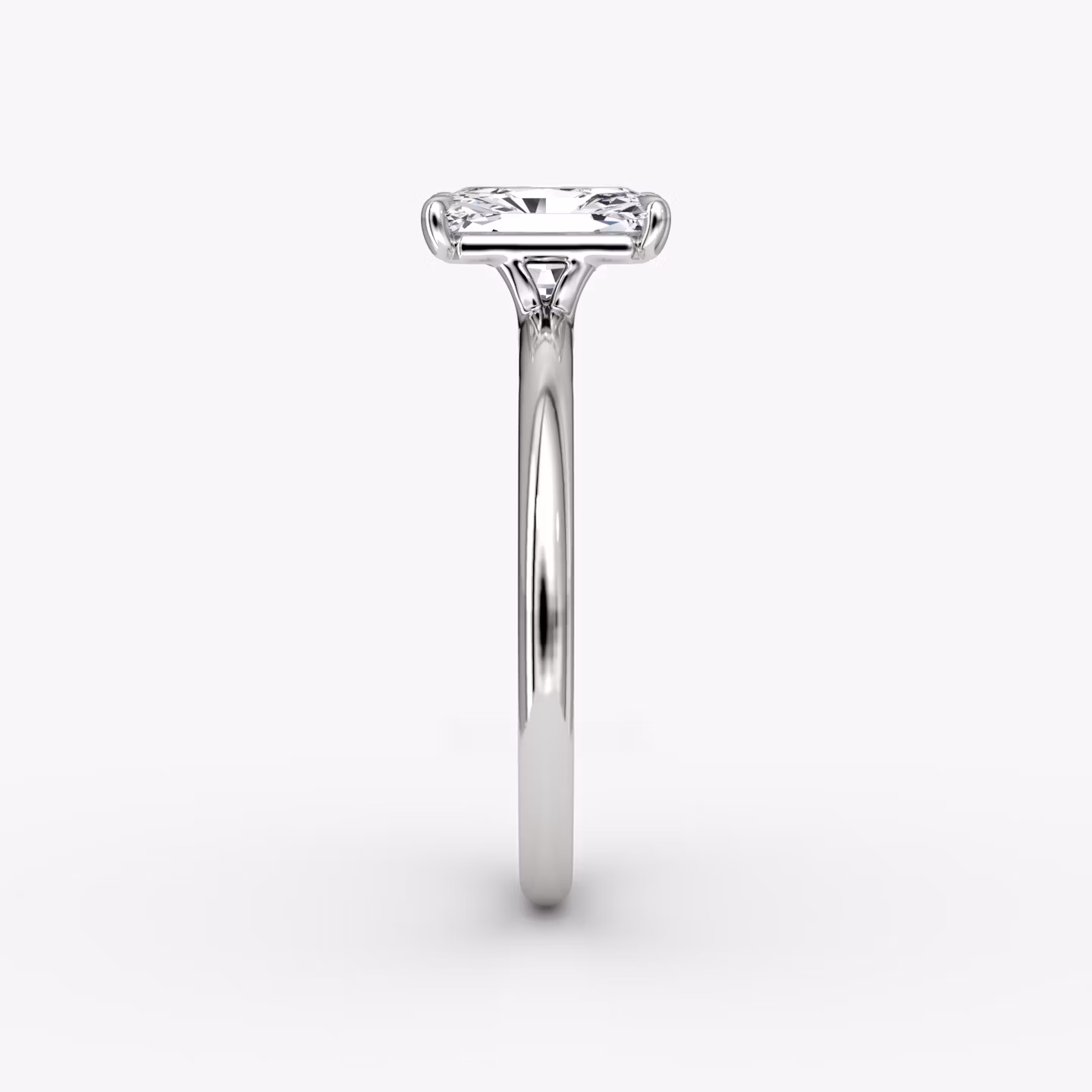 The Signature | Radiant | Platinum | bandAccent: Plain | bandWidth: standard | hiddenHalo: no | diamondOrientation: vertical | caratWeight: other