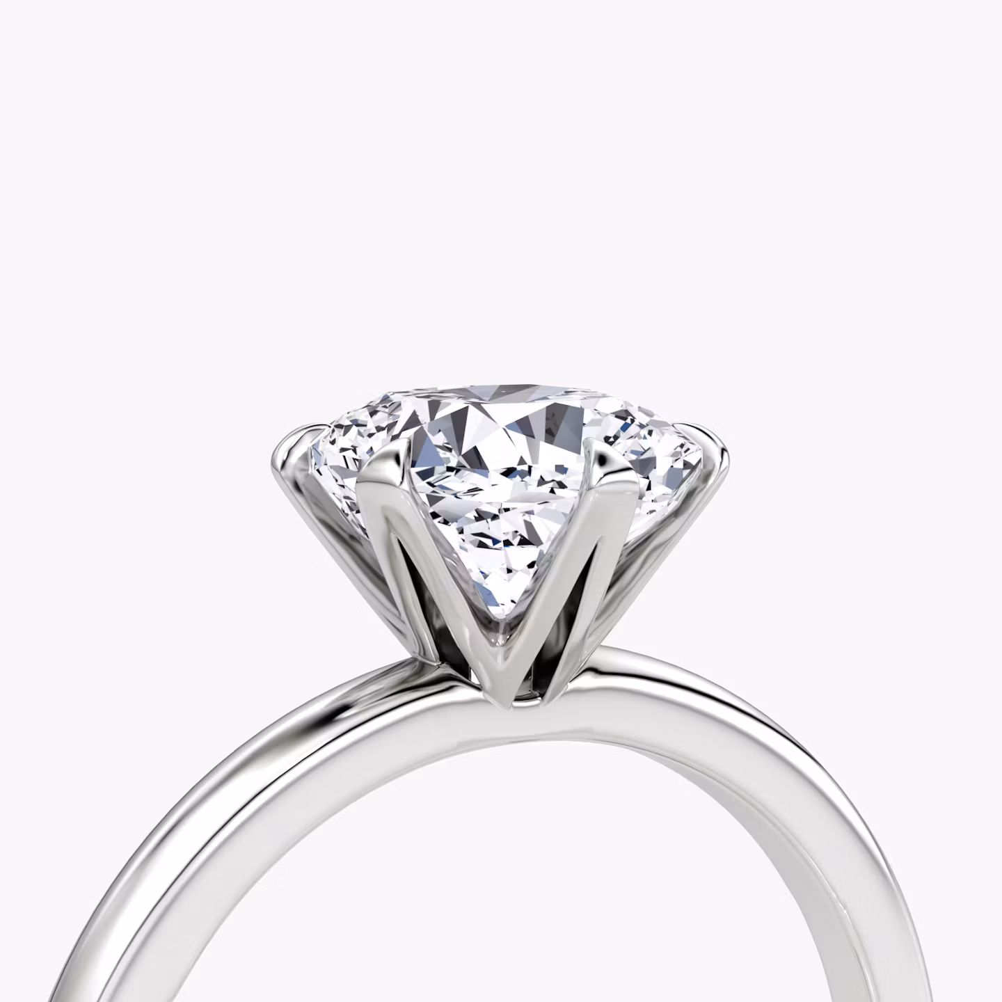The V | Cushion | Platinum | bandAccent: Plain | diamondOrientation: vertical | caratWeight: other