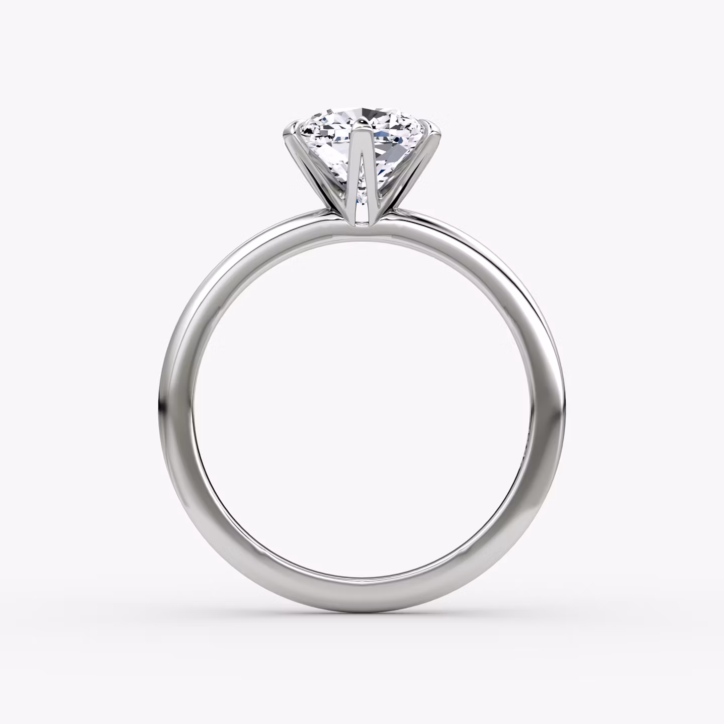 The V | Cushion | Platinum | bandAccent: Plain | diamondOrientation: vertical | caratWeight: other