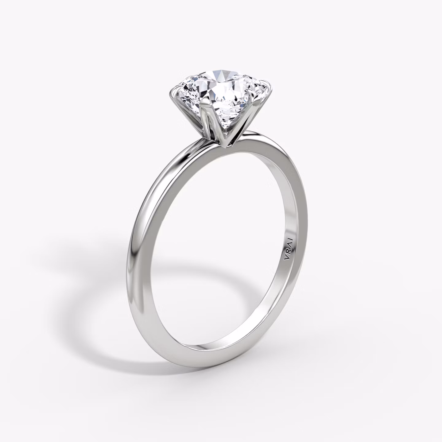The V | Cushion | Platinum | bandAccent: Plain | diamondOrientation: vertical | caratWeight: other