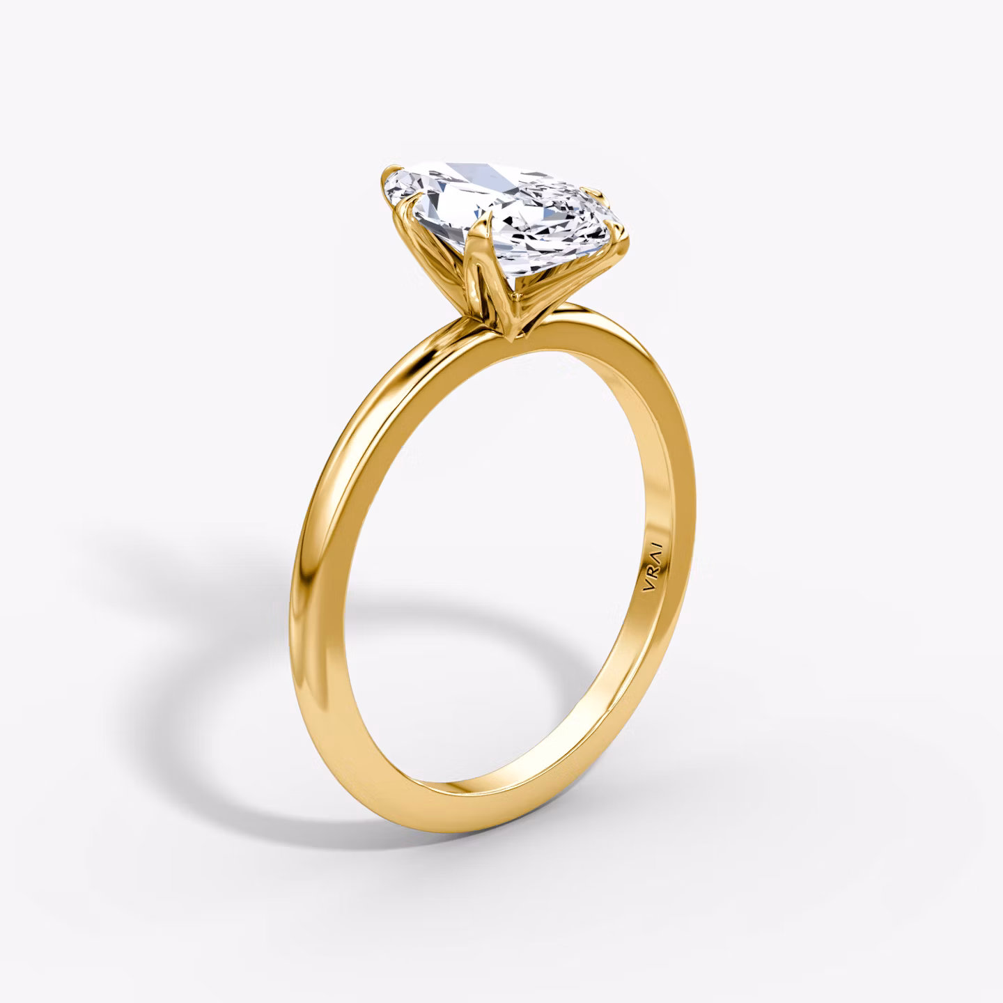 The V Marquise | Yellow Gold