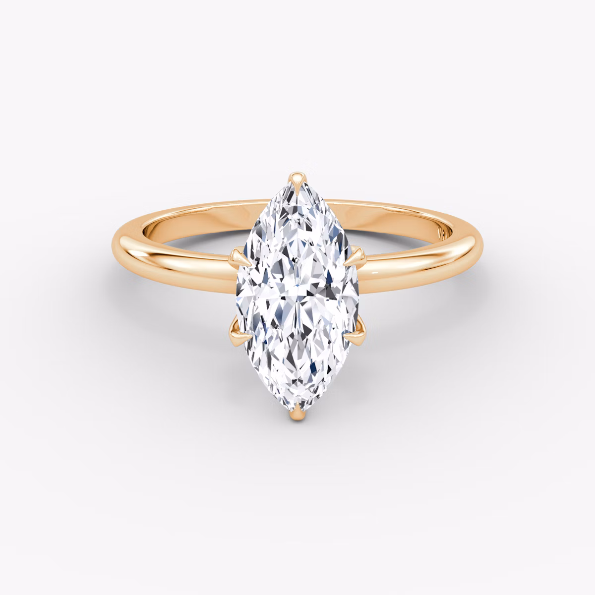 V | Marquise | 14k | Roségold | bandAccent: Ohne Pavé-Besatz | diamondOrientation: vertical | caratWeight: other