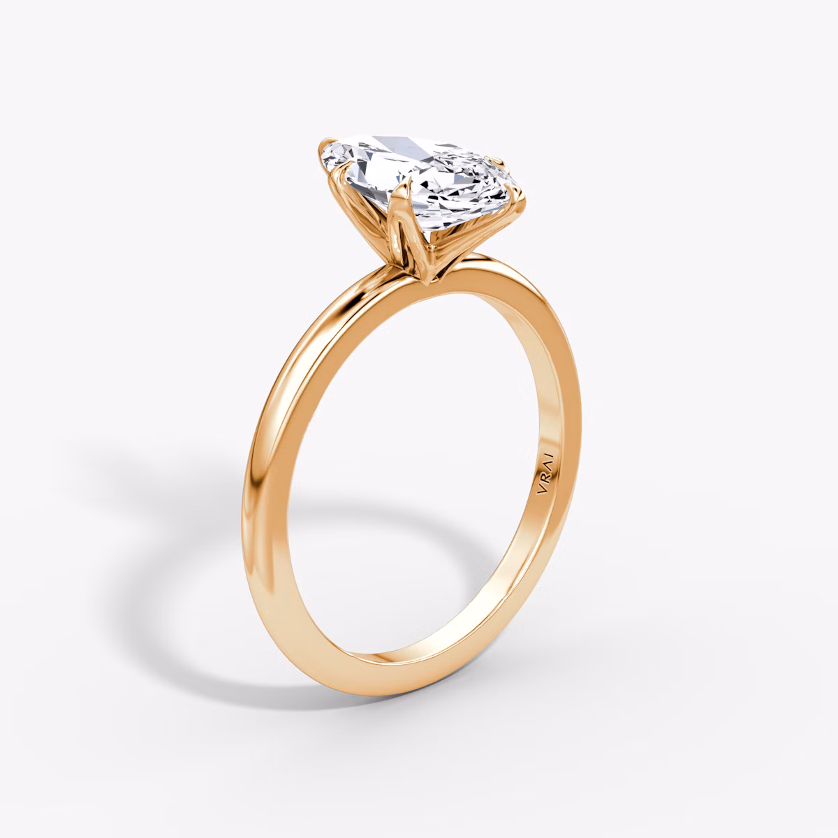 V | Marquise | 14k | Roségold | bandAccent: Ohne Pavé-Besatz | diamondOrientation: vertical | caratWeight: other