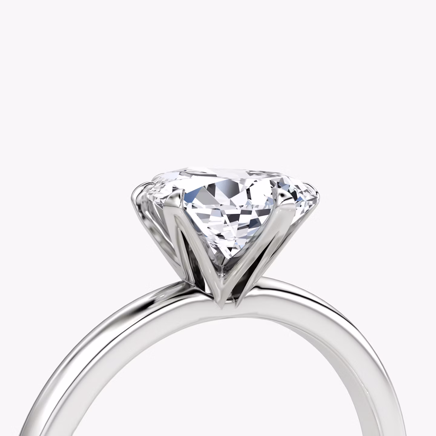 The V | Pear | Platinum | bandAccent: Plain | diamondOrientation: vertical | caratWeight: other