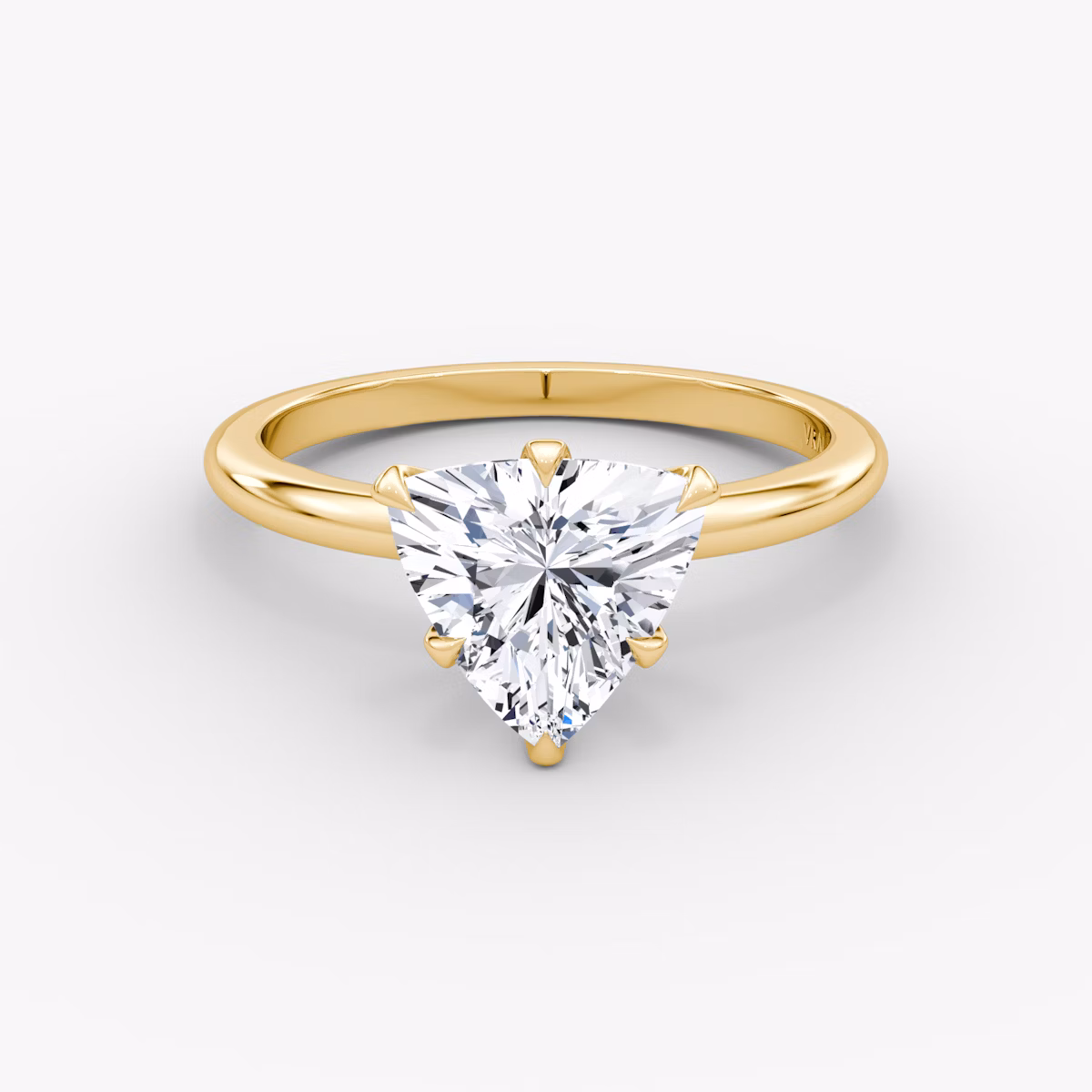 V | Trillant | 18k | Gelbgold | bandAccent: Ohne Pavé-Besatz | diamondOrientation: vertical | caratWeight: other