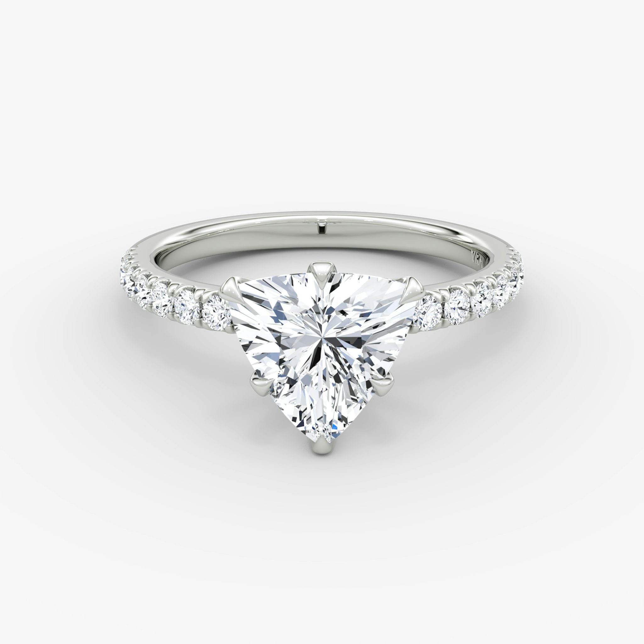 The V | Trillion | Platinum | bandAccent: Pavé | diamondOrientation: vertical | caratWeight: other