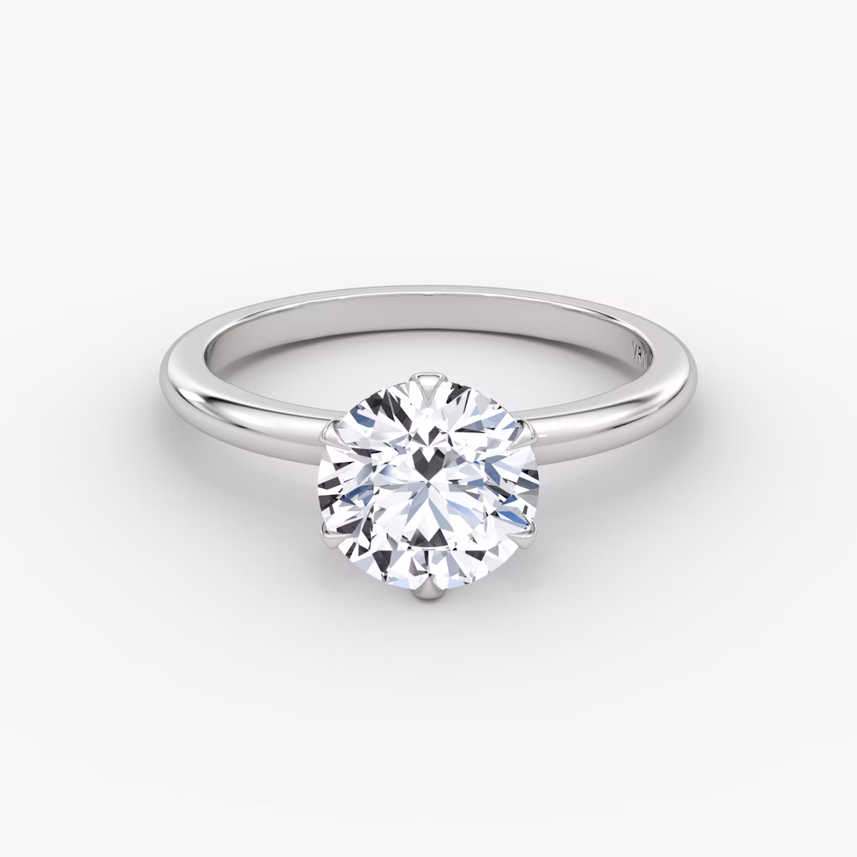 V | Rund | Platin | bandAccent: Ohne Pavé-Besatz | caratWeight: 2.0ct | diamondOrientation: vertical