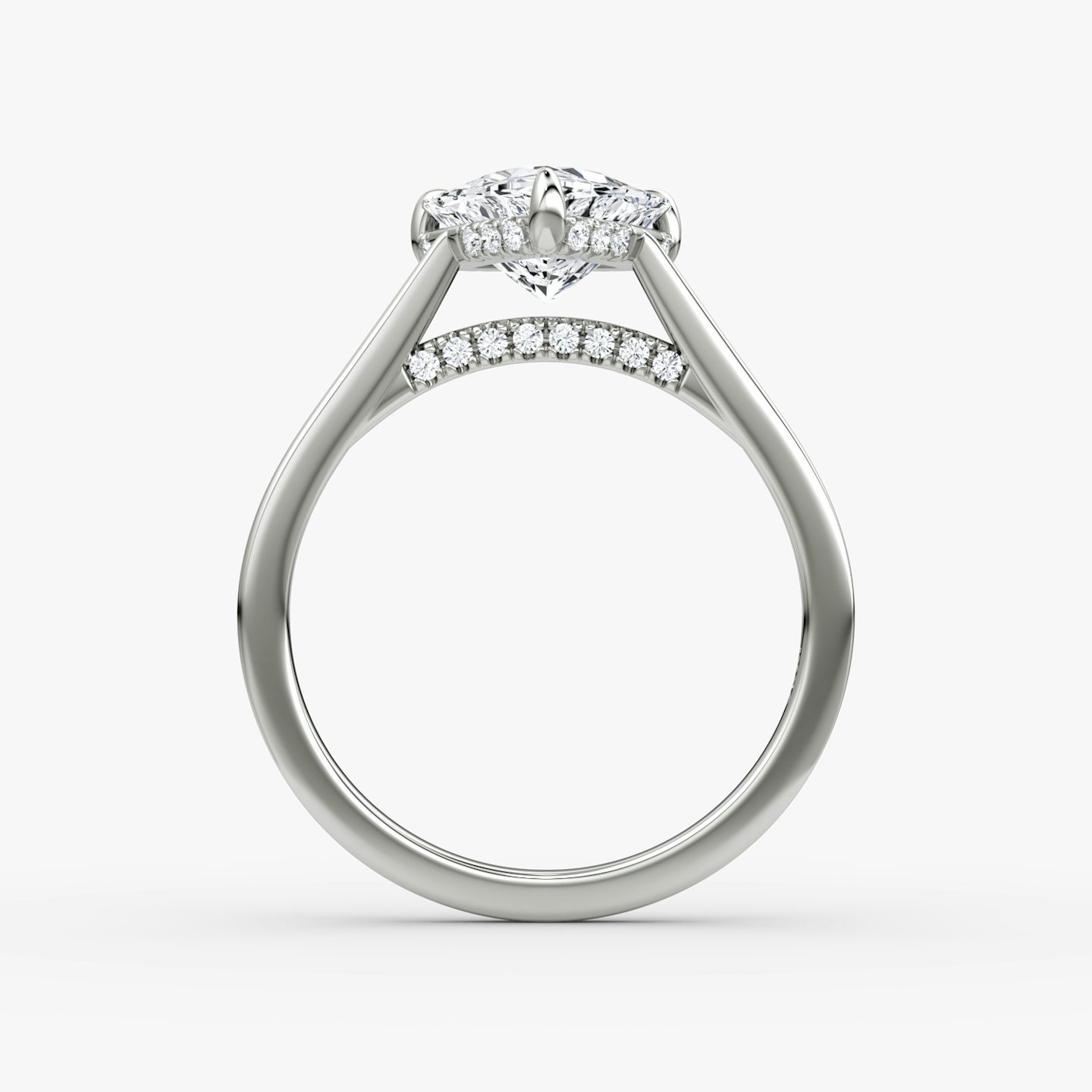 undefined | Trillion | 18k | Or blanc | bandAccent: Simple | diamondOrientation: vertical | caratWeight: other