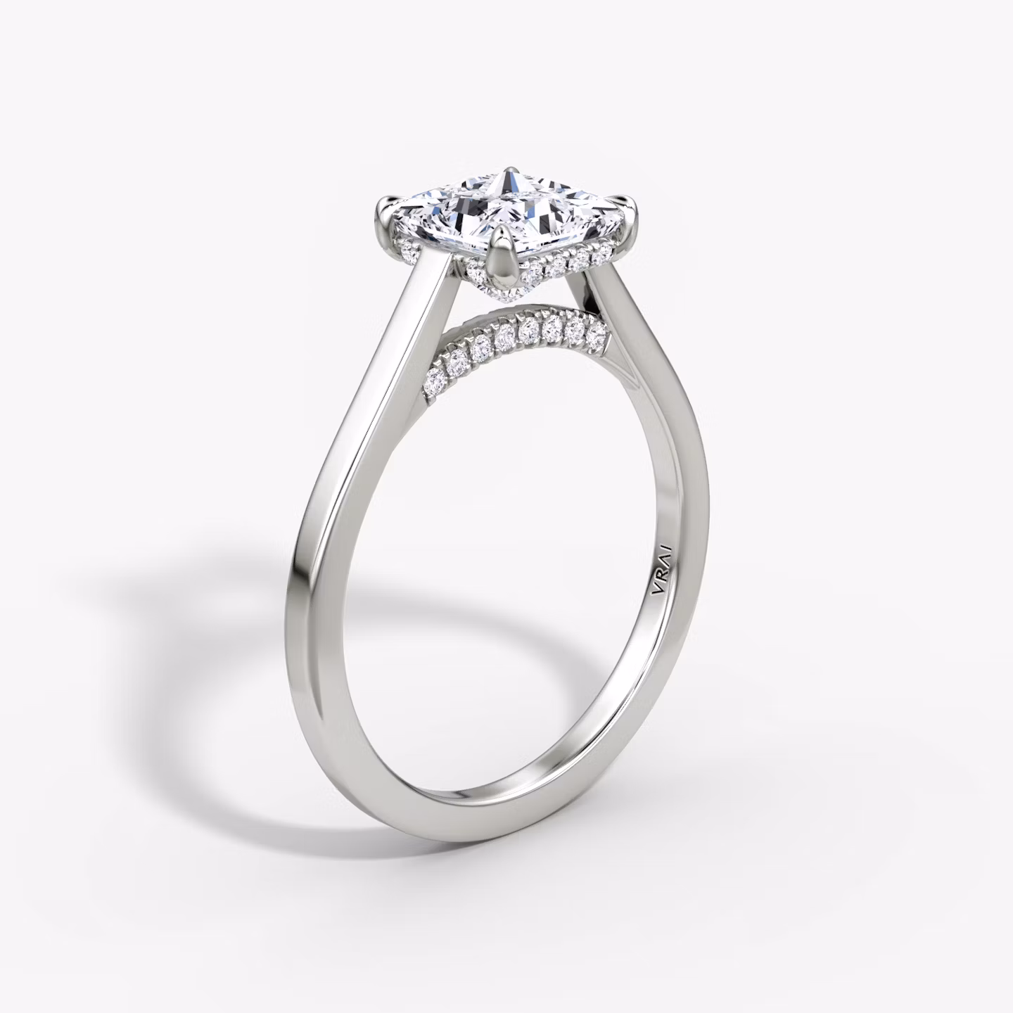 The Pavé Bridge Princess | Platinum