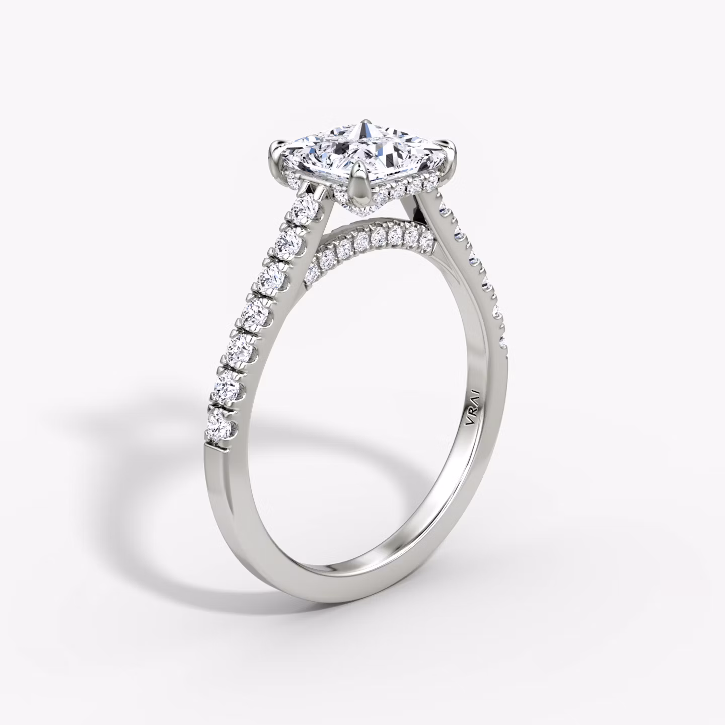 The Pavé Bridge Princess | Platinum