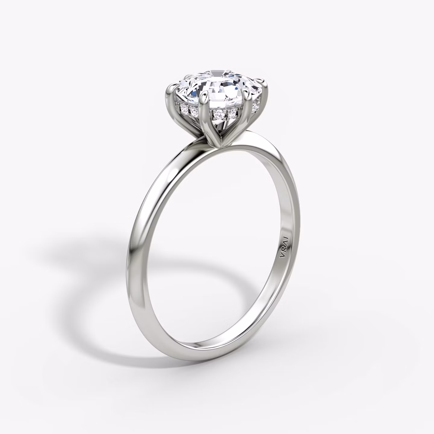 The Knife-Edge Asscher | Platinum