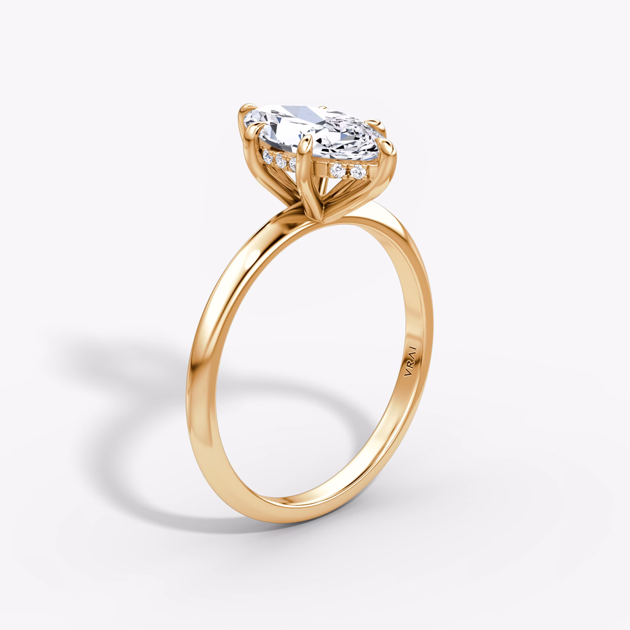 The Knife-Edge Marquise | Rose Gold