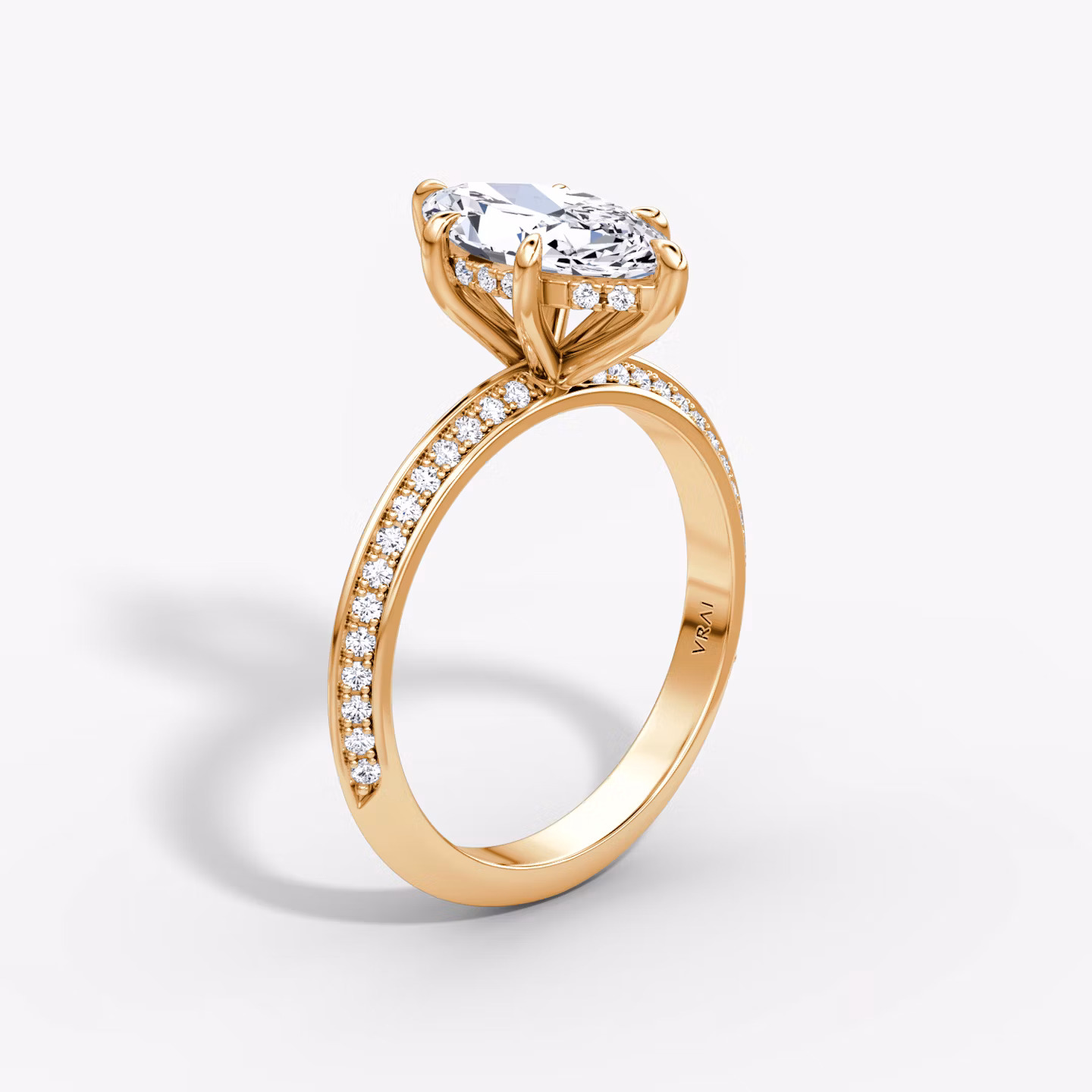 The Knife-Edge Marquise | Rose Gold