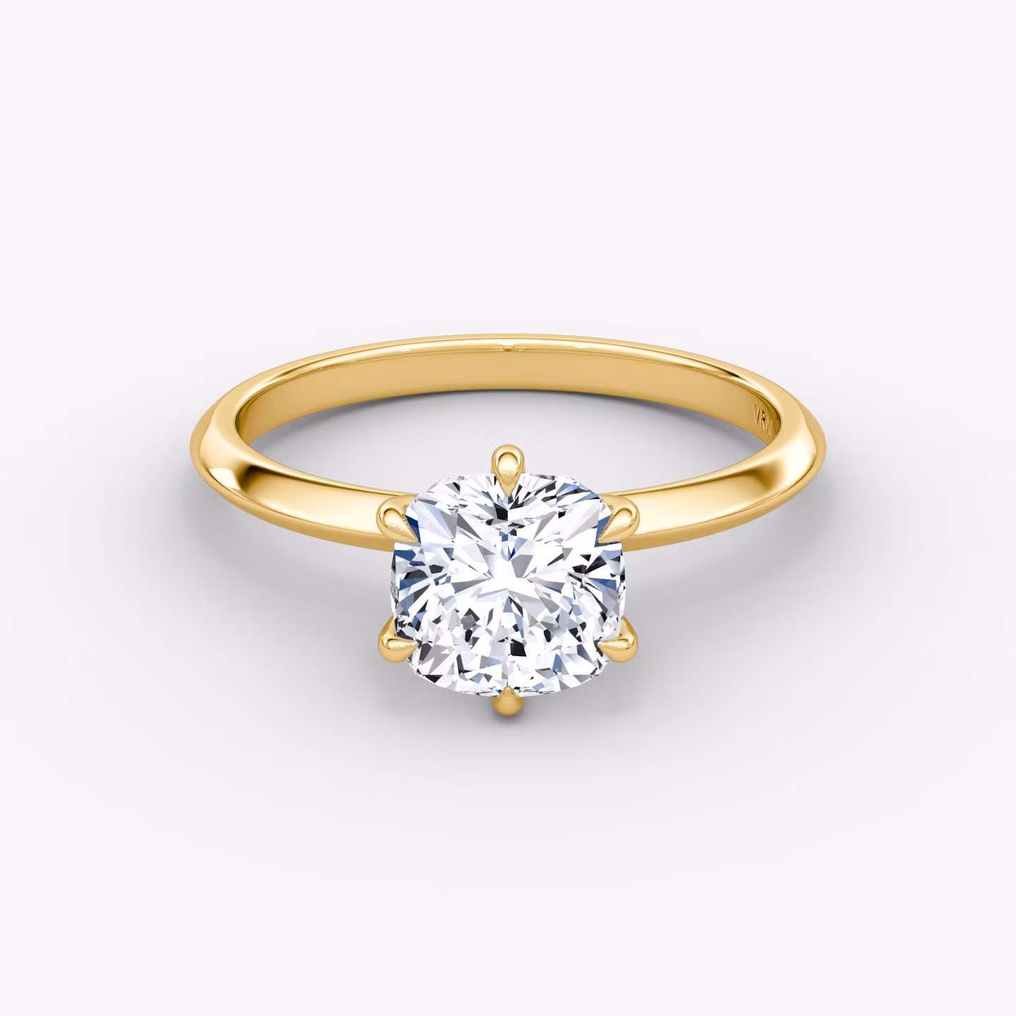 The Knife-Edge Cushion | Yellow Gold