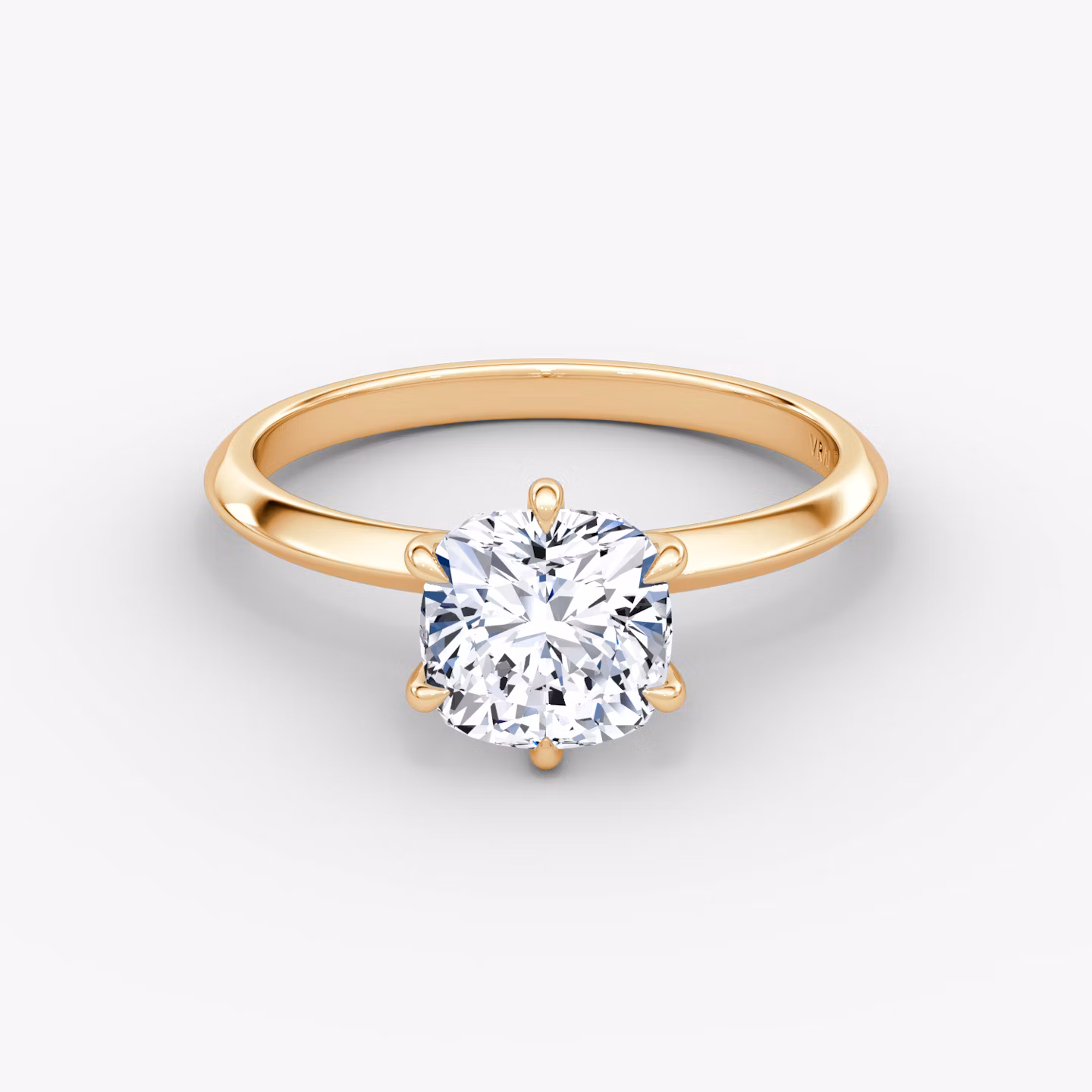 The Knife-Edge Cushion | Rose Gold