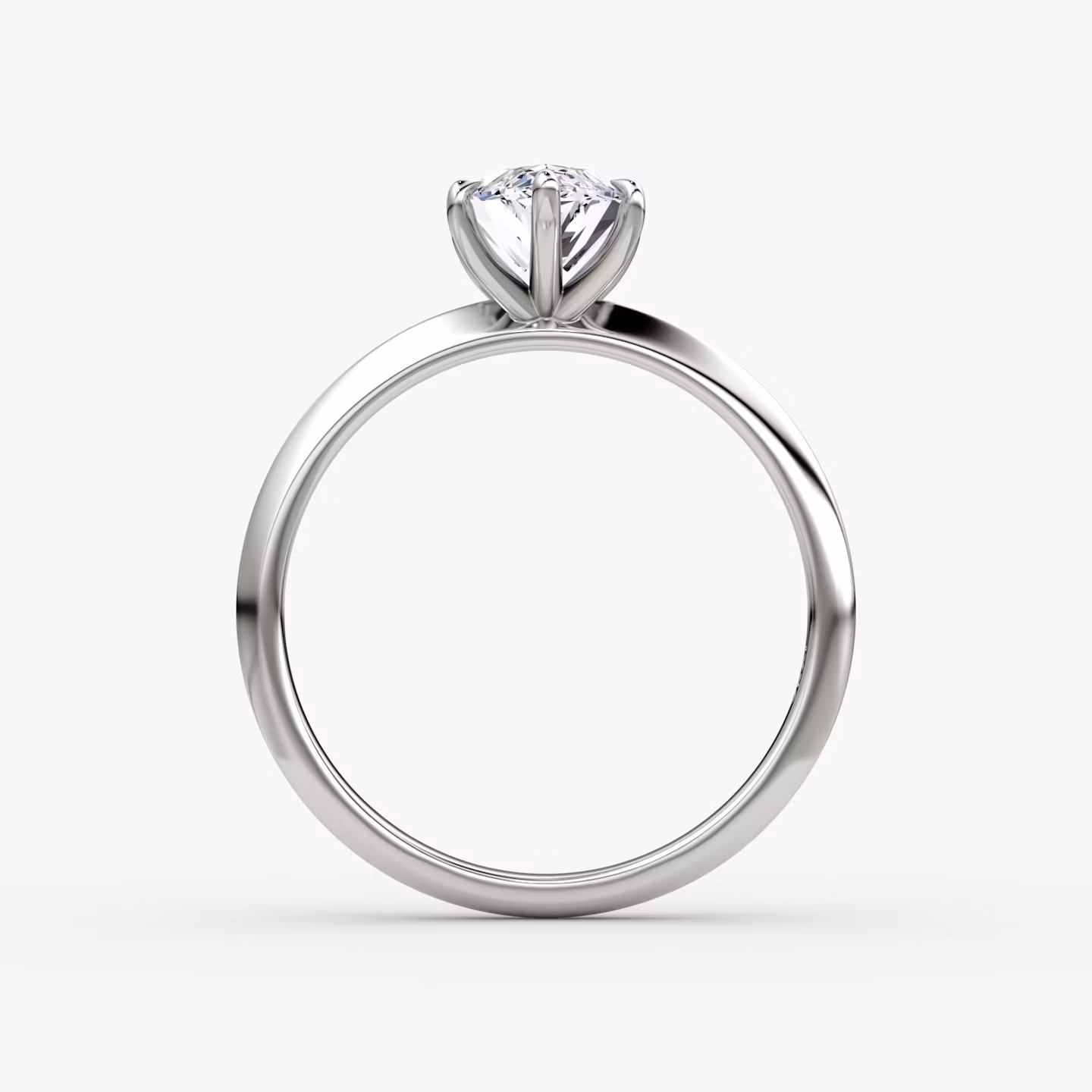 The Knife-Edge | Marquise | Platinum | bandAccent: Plain | hiddenHalo: no | diamondOrientation: vertical | caratWeight: other