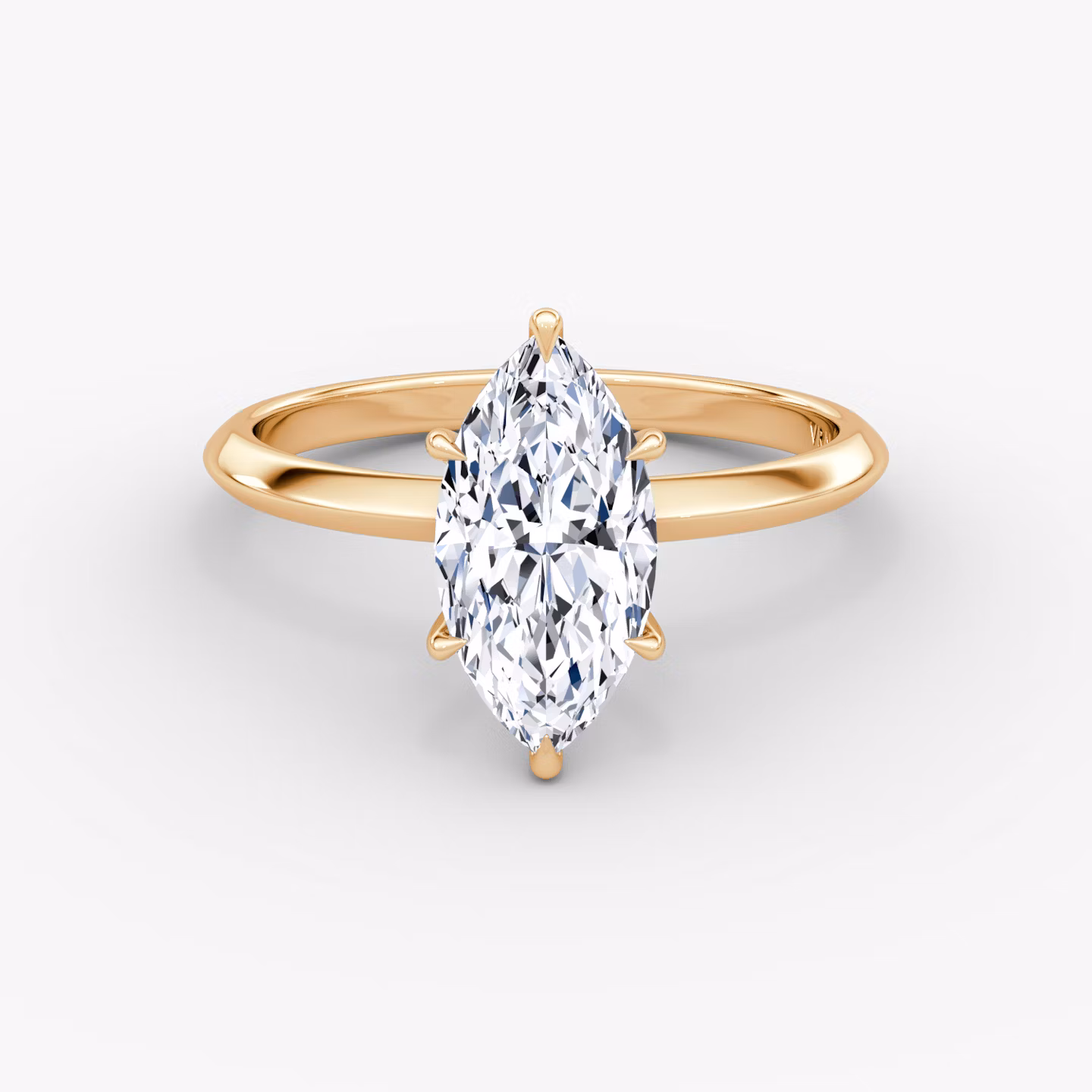 The Knife-Edge Marquise | Rose Gold