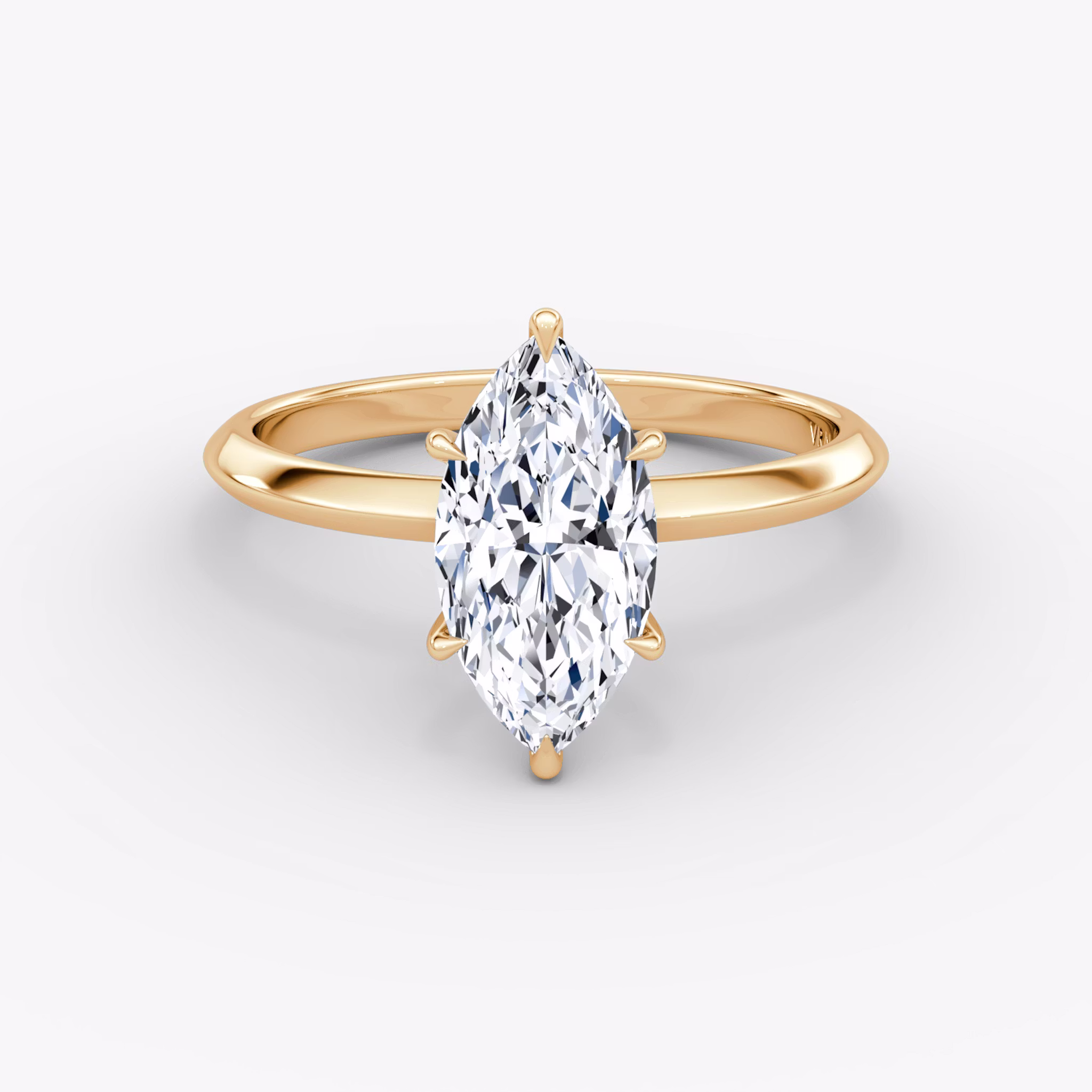 The Knife-Edge Marquise | Rose Gold