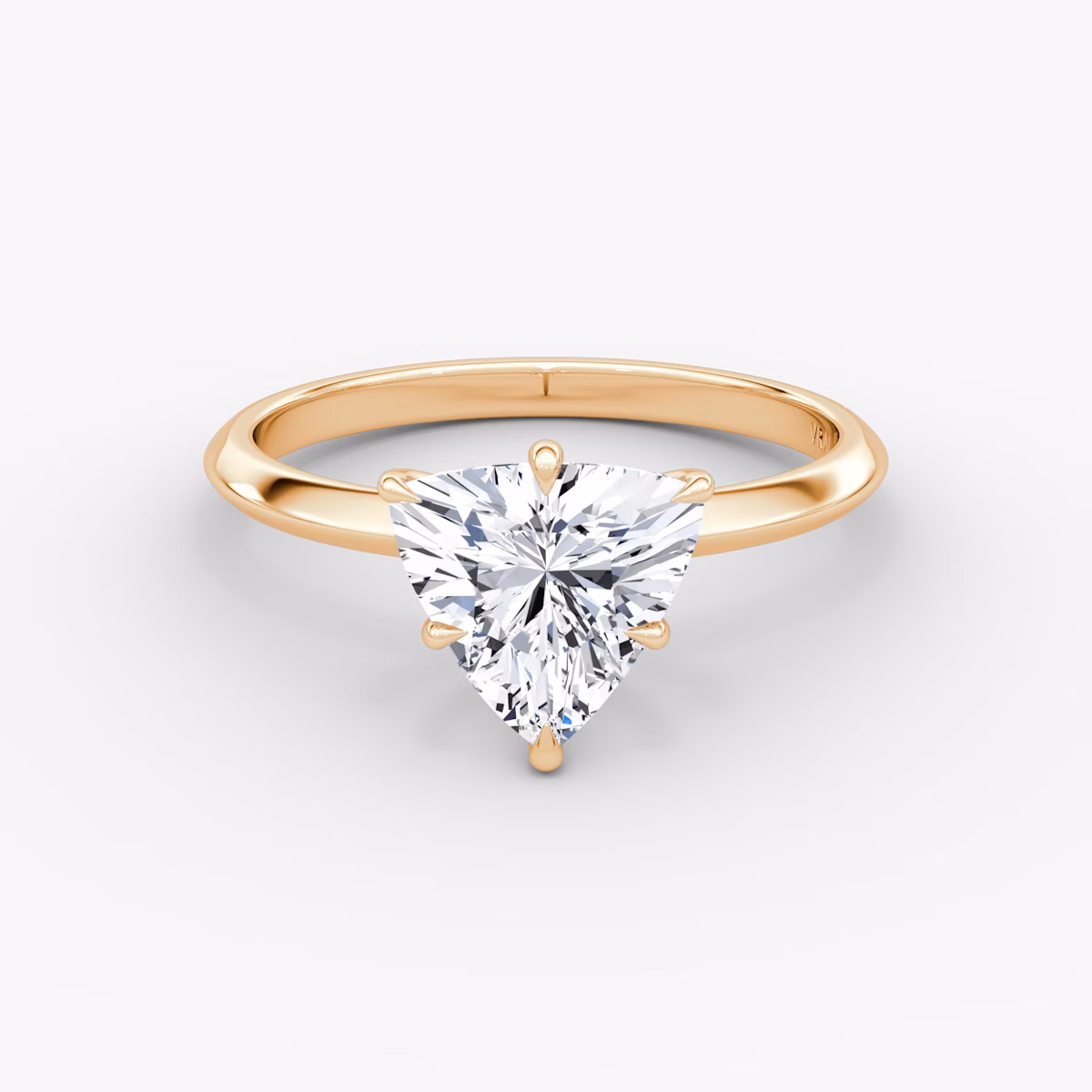 Knife-Edge | Trillant | 14k | Roségold | bandAccent: Ohne Pavé-Besatz | hiddenHalo: no | diamondOrientation: vertical | caratWeight: other