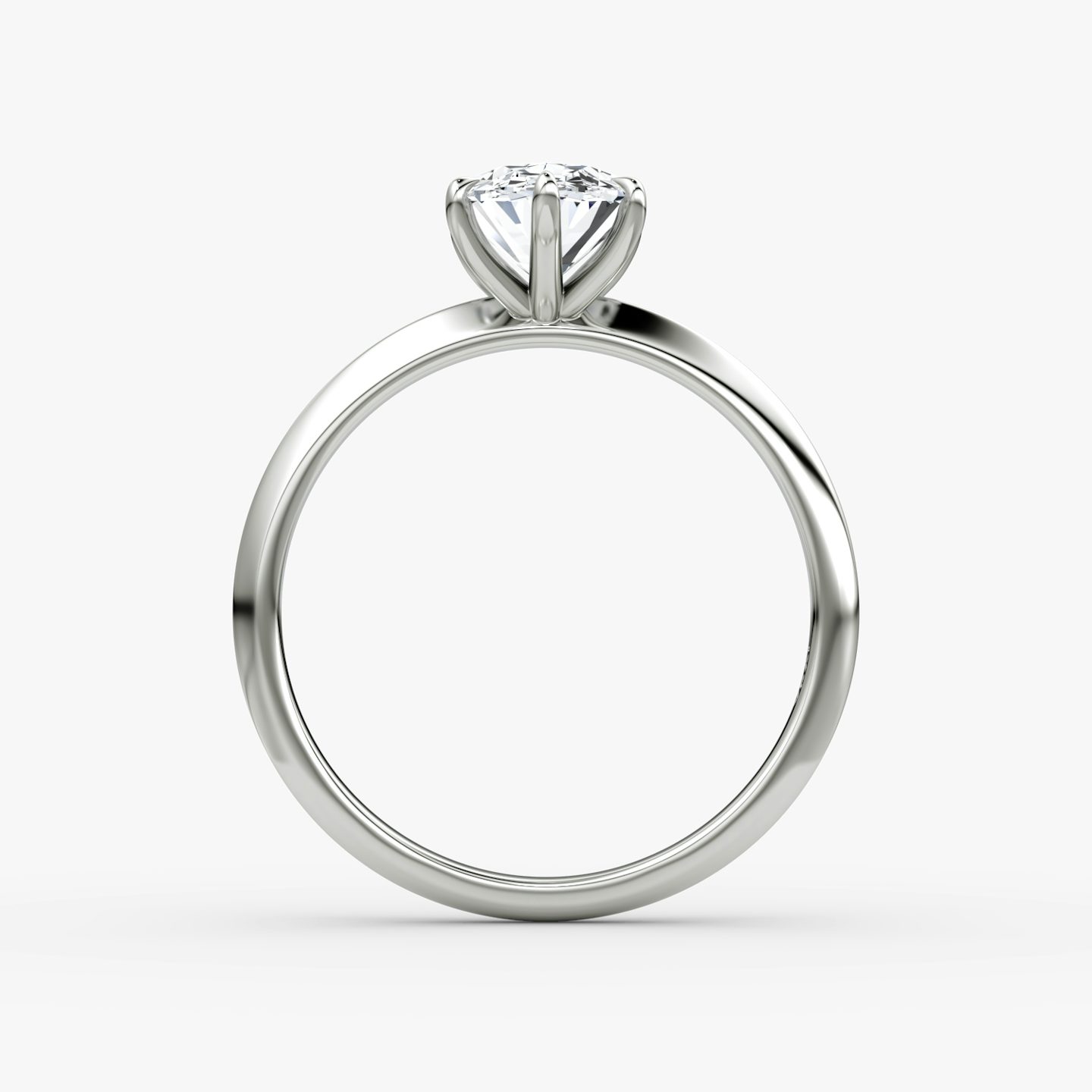 The Knife-Edge | Oval | Platinum | bandAccent: Plain | hiddenHalo: no | diamondOrientation: vertical | caratWeight: other