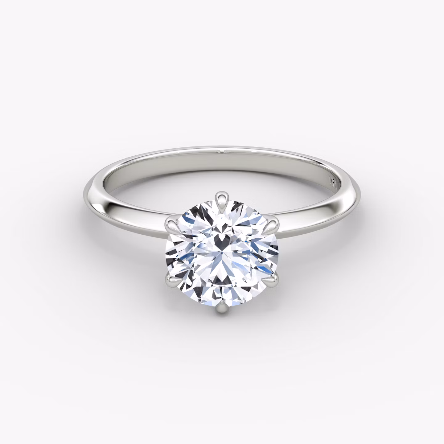 The Knife-Edge Round Brilliant | White Gold