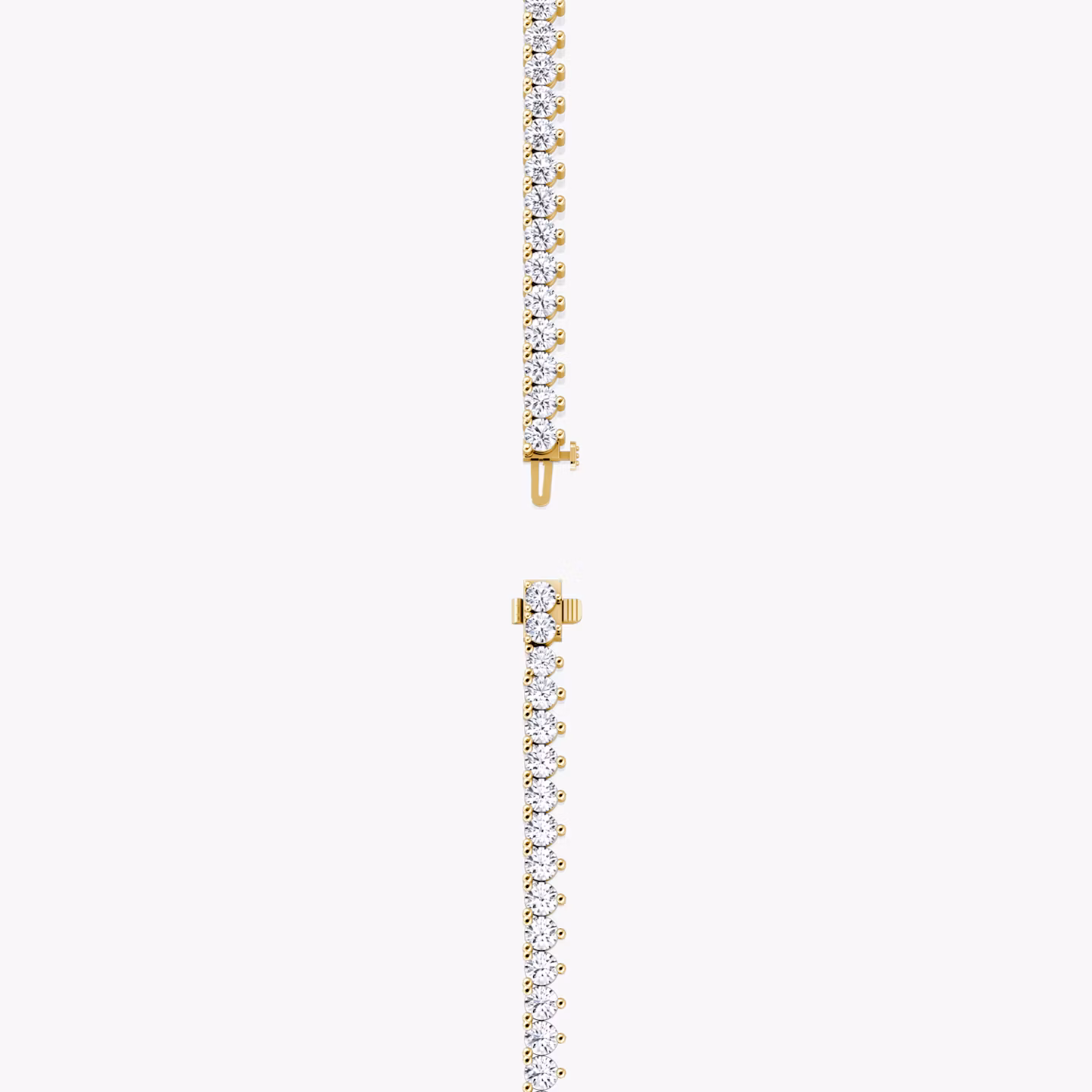 Collar de Tenis | Brillante | 14k | Oro amarillo | diamondSize: large | chainLength: 18