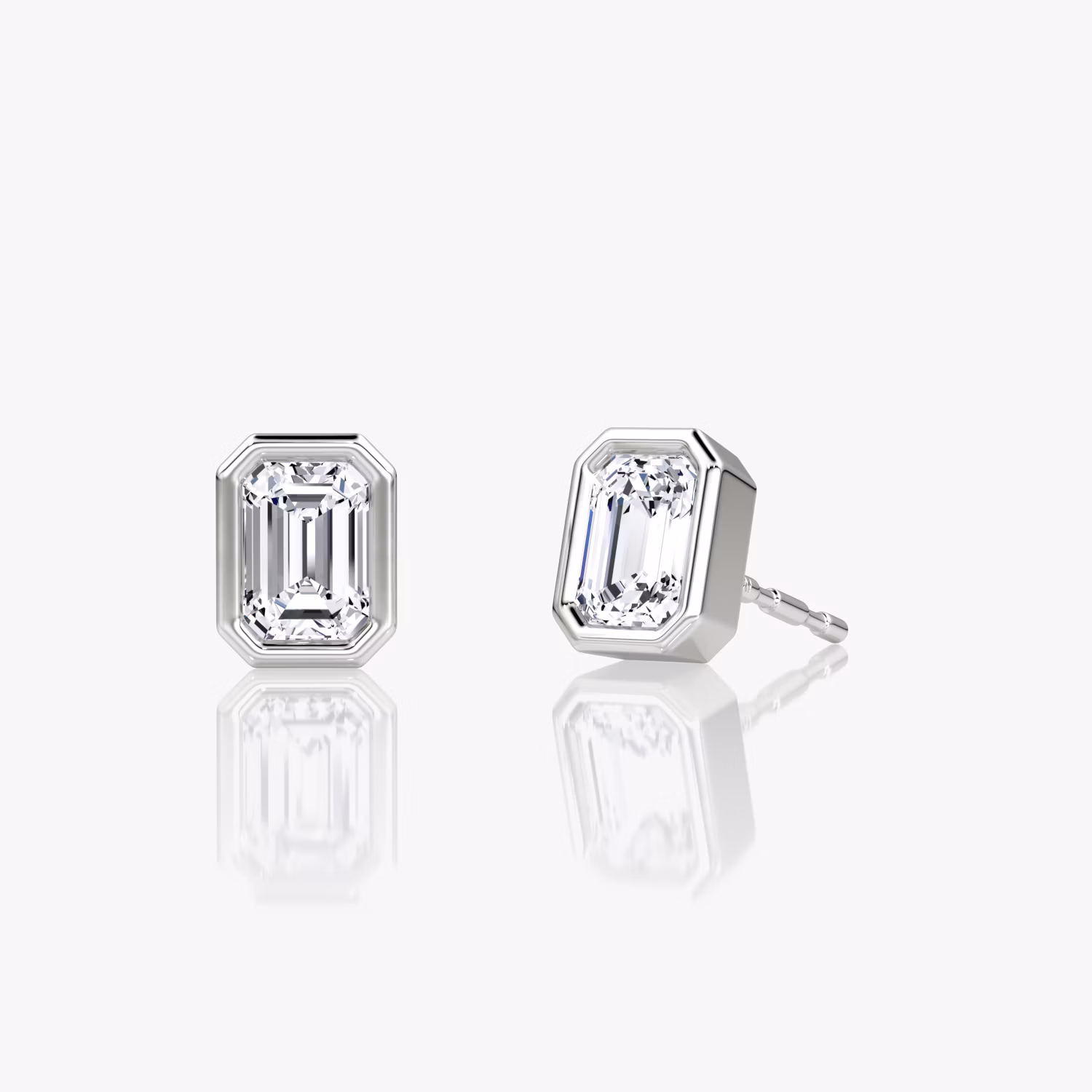 Bezel Solitaire Stud