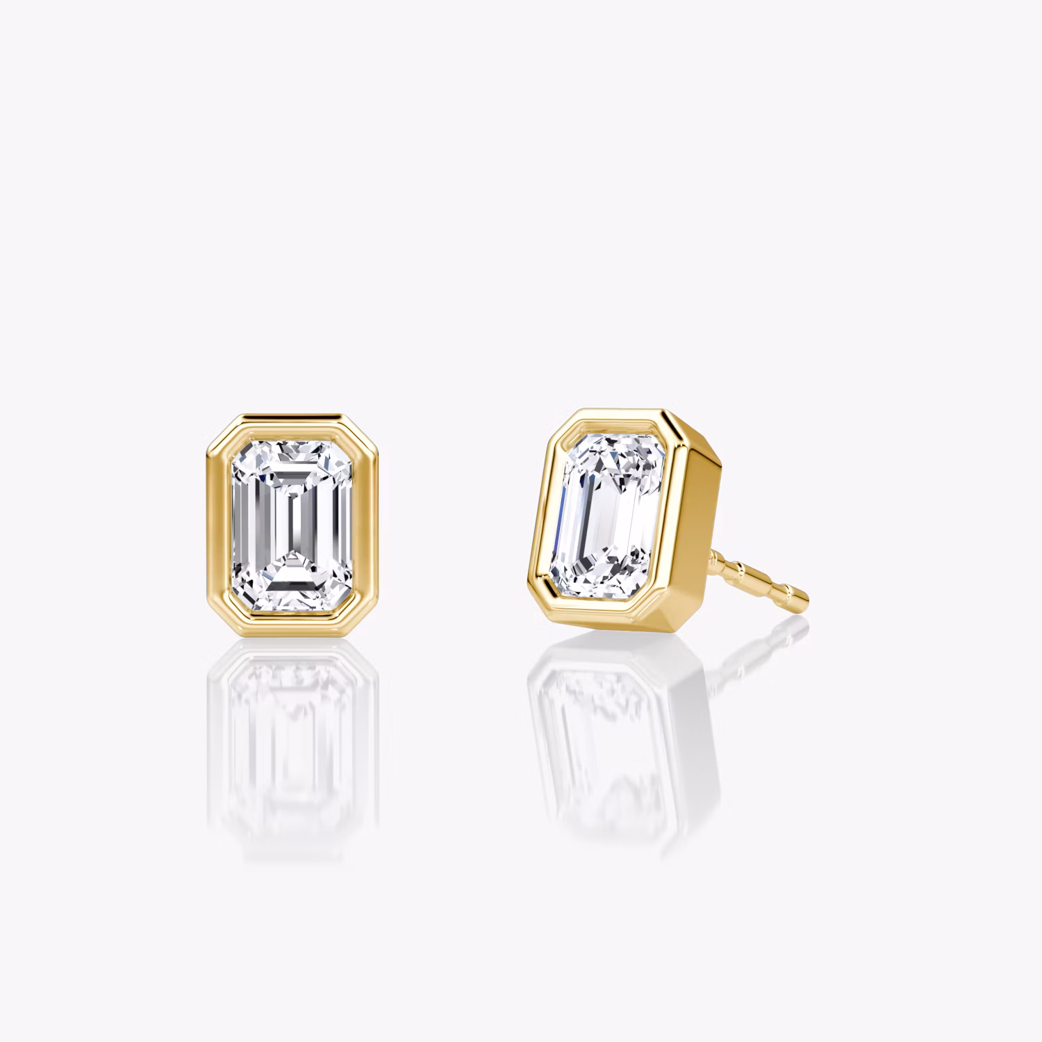 Bezel Solitaire Stud