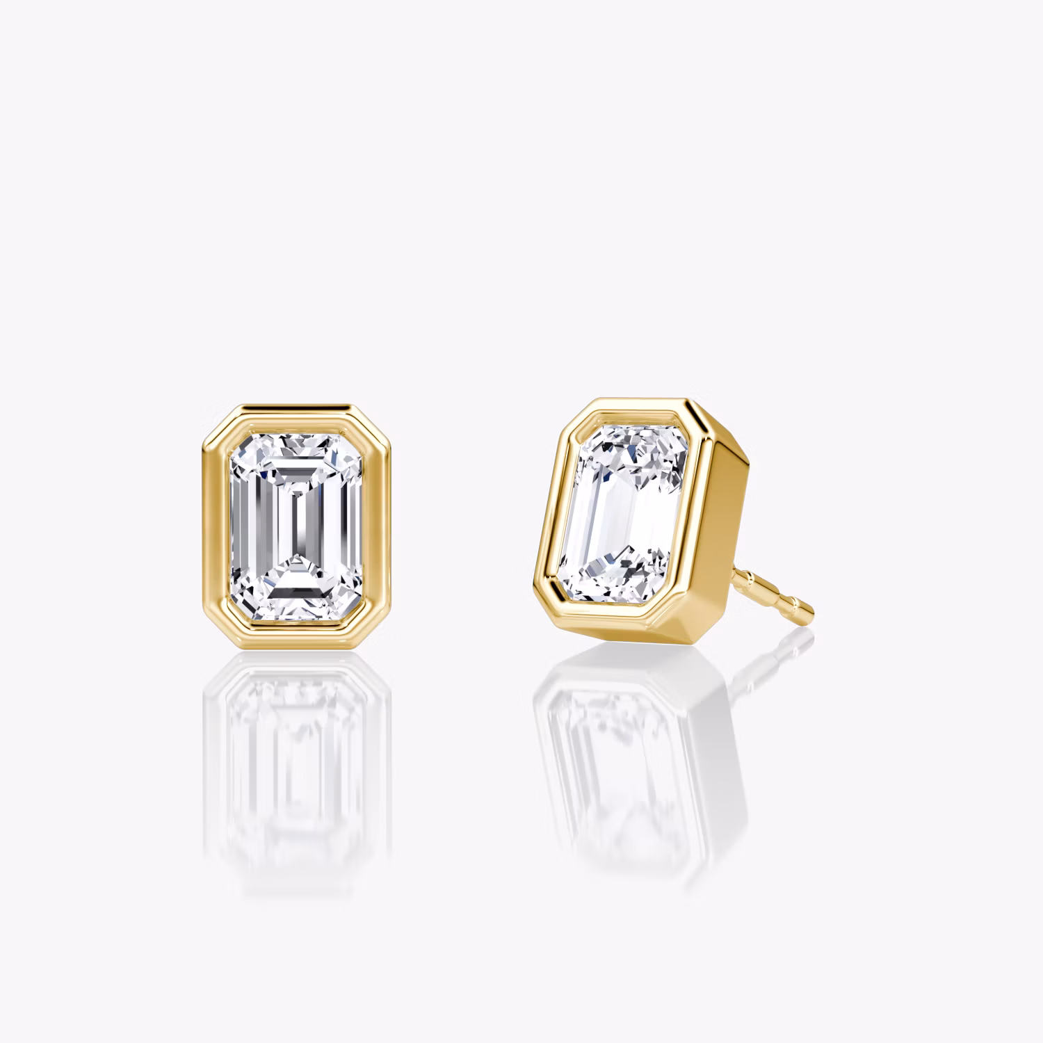 Bezel Solitaire Stud
