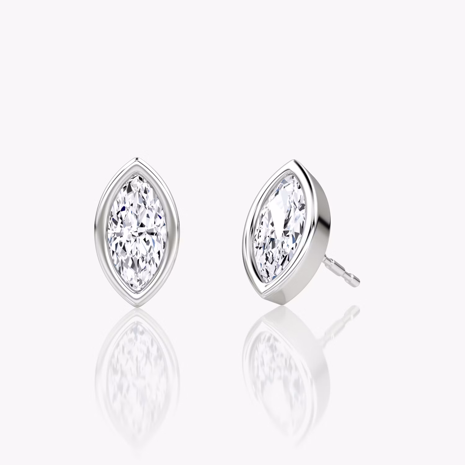 Bezel Solitaire Stud
