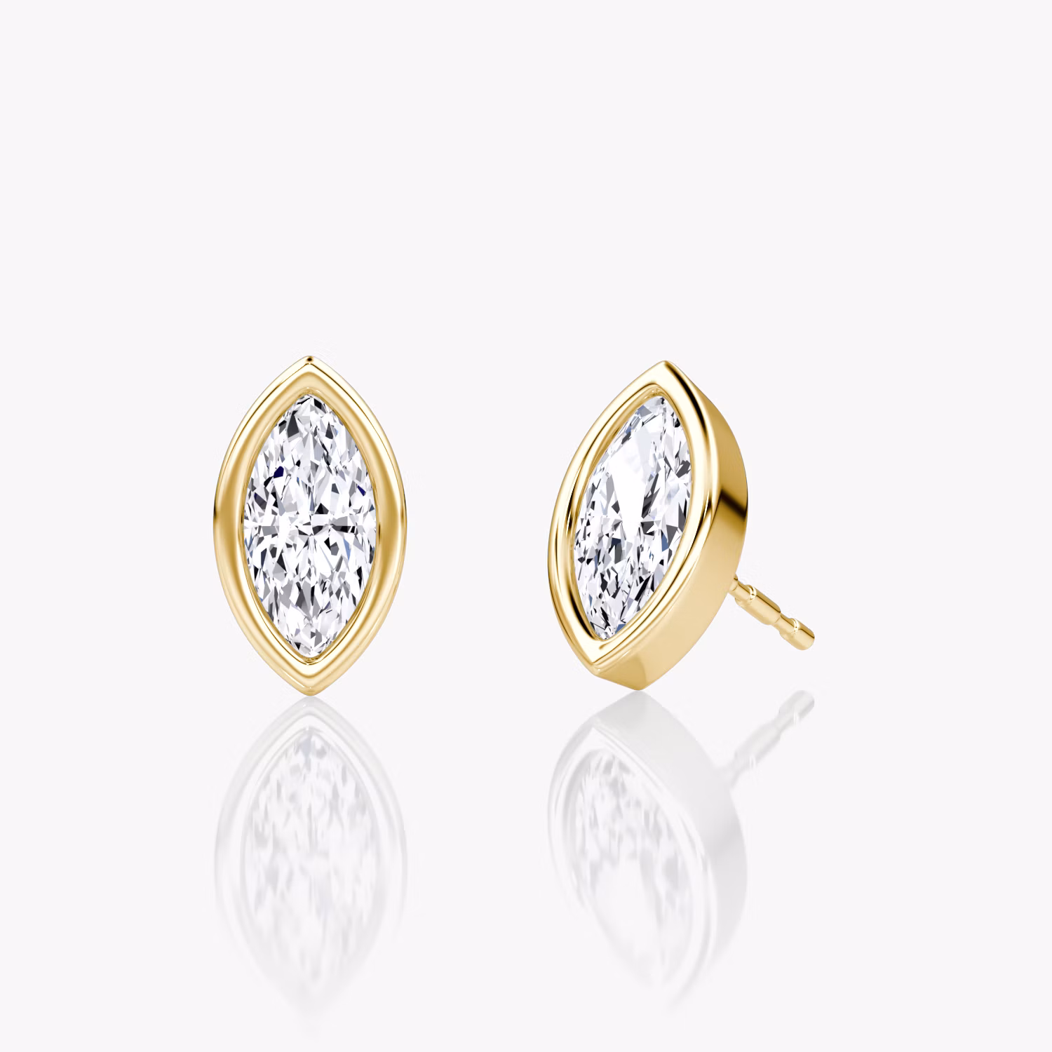 Bezel Solitaire Stud