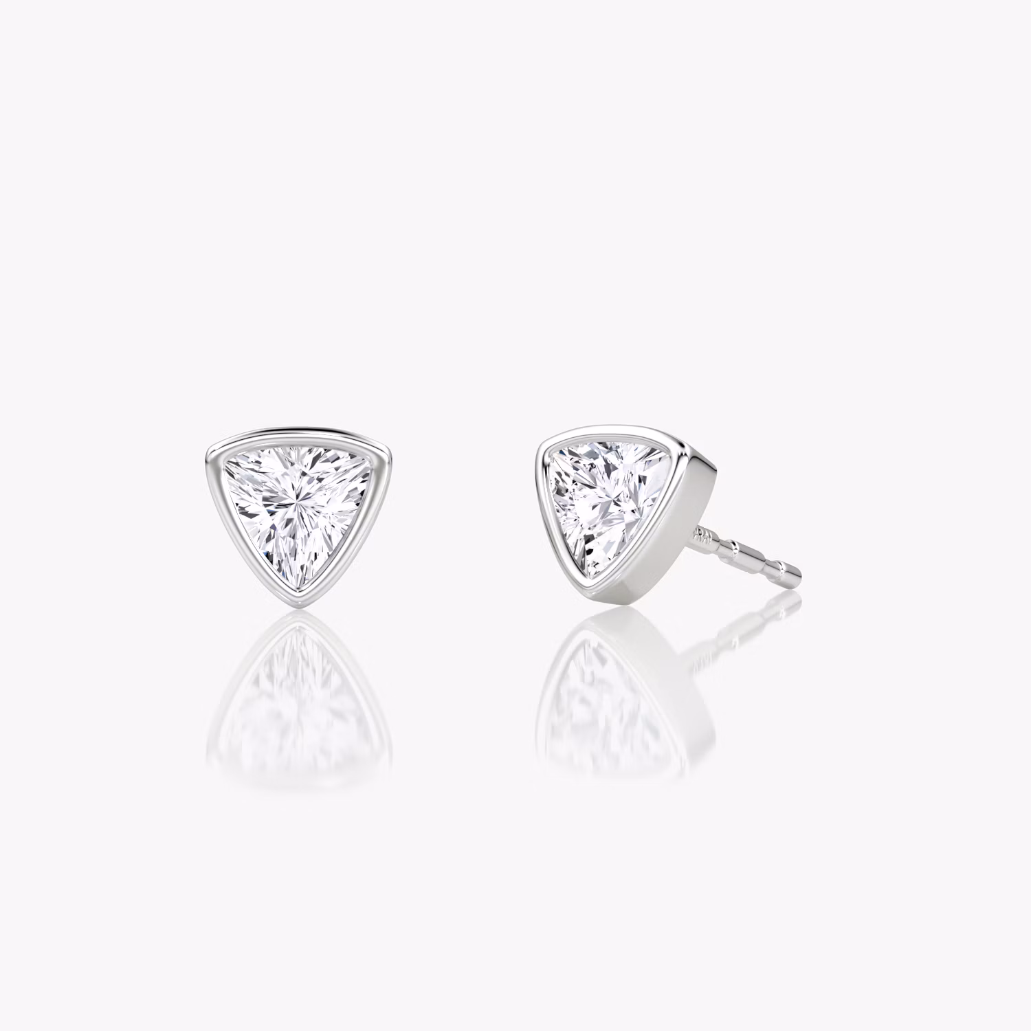 Bezel Solitaire Stud