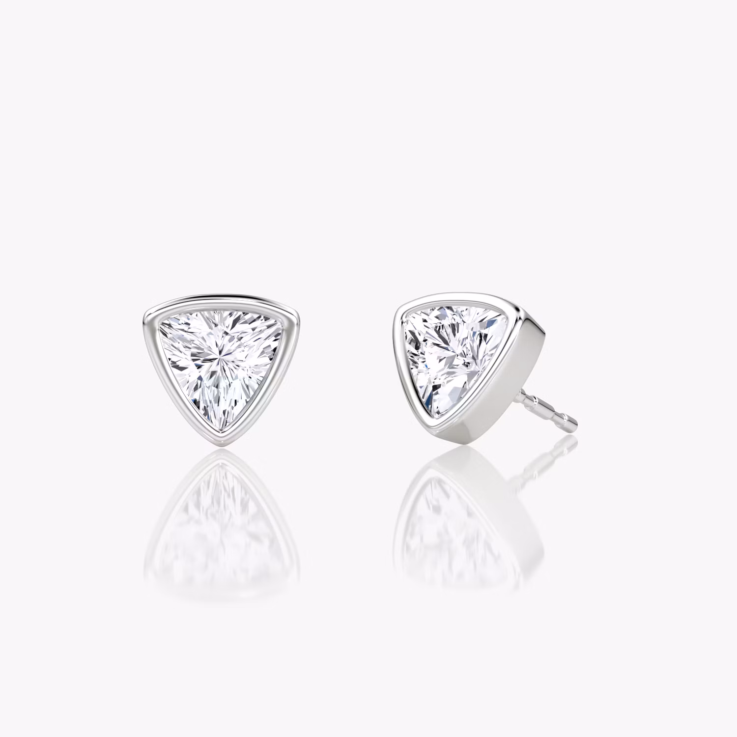 Bezel Solitaire Stud
