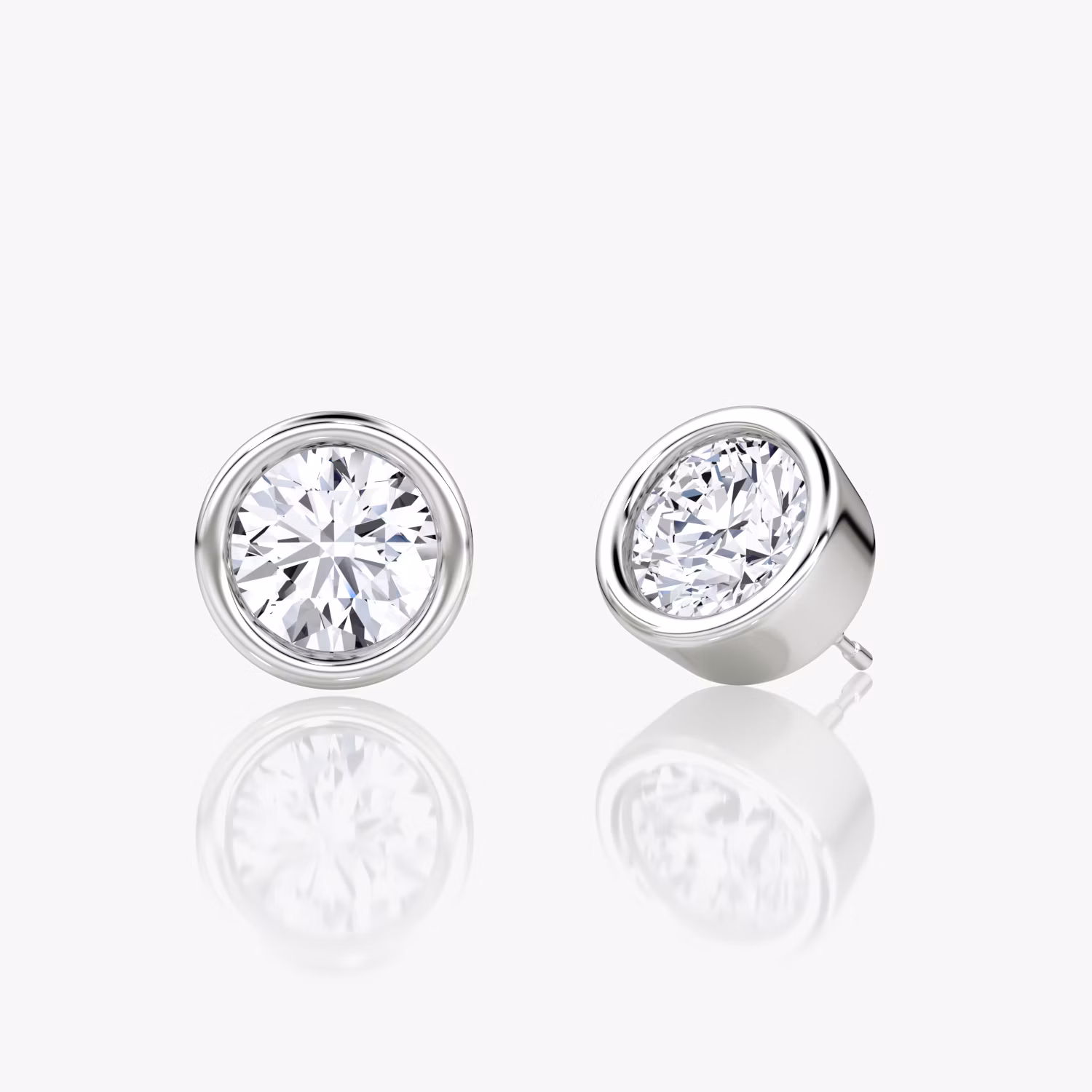 Bezel Solitaire Stud