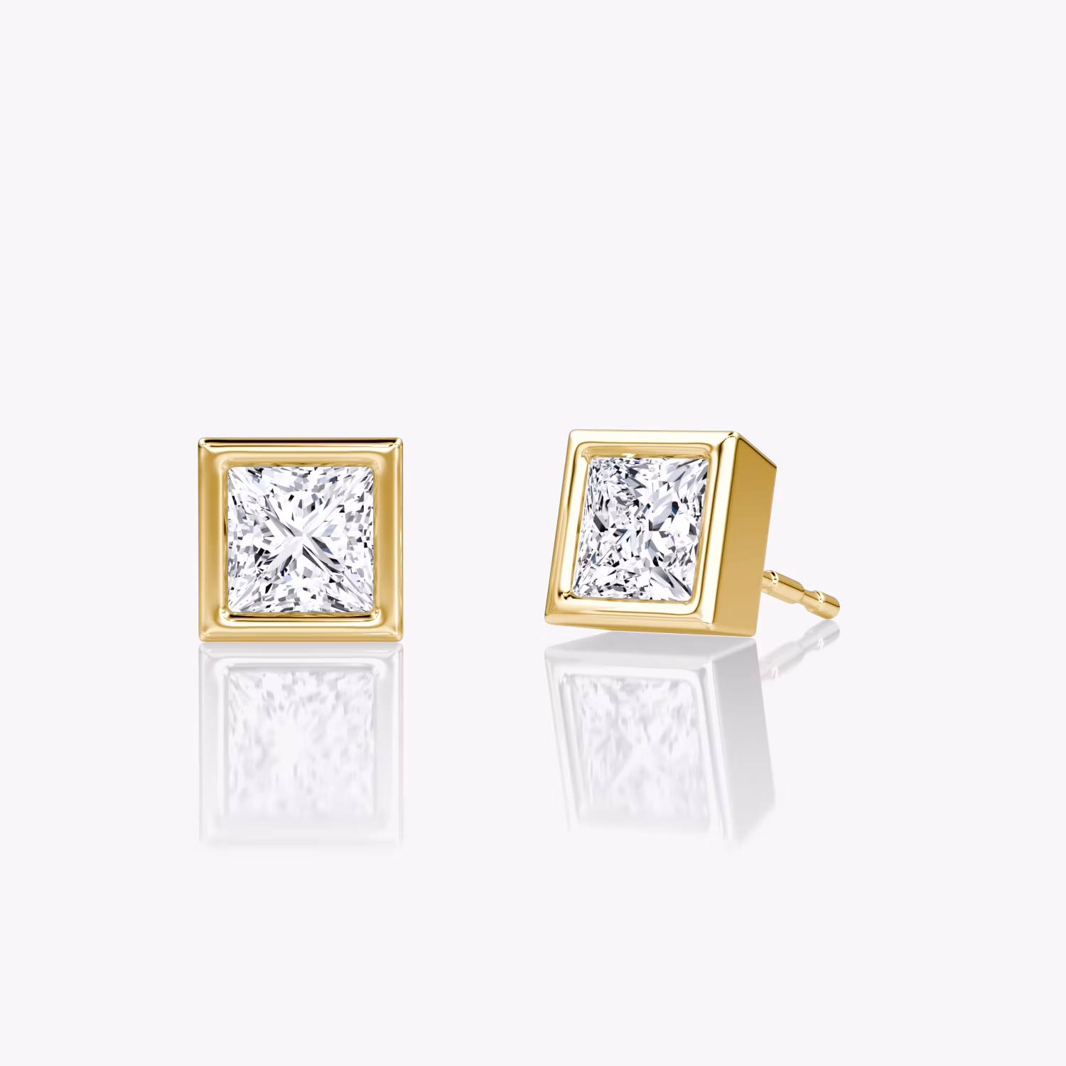 Bezel Solitaire Stud