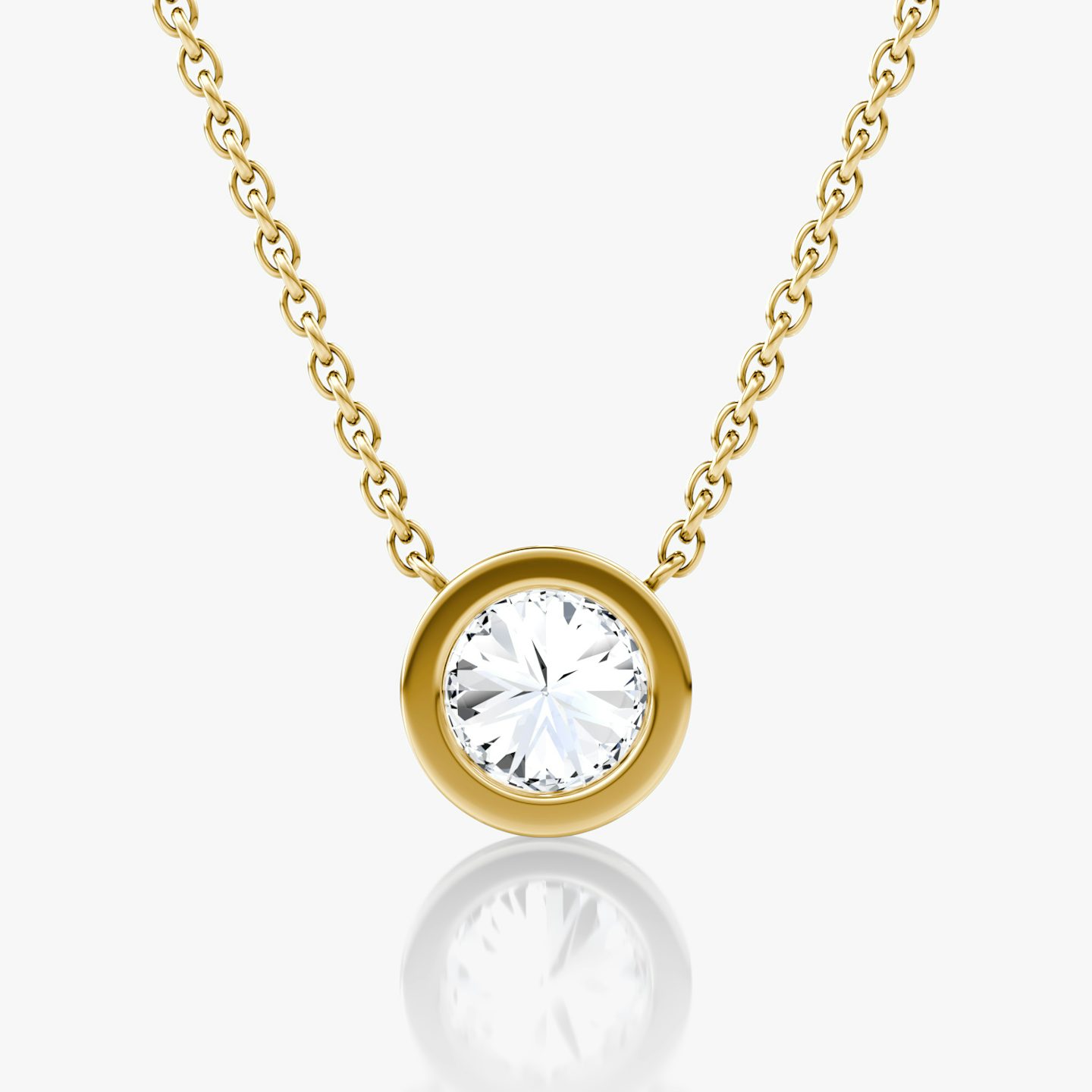 undefined | Round Brilliant | 14k | Yellow Gold | caratWeight: 0.75ct