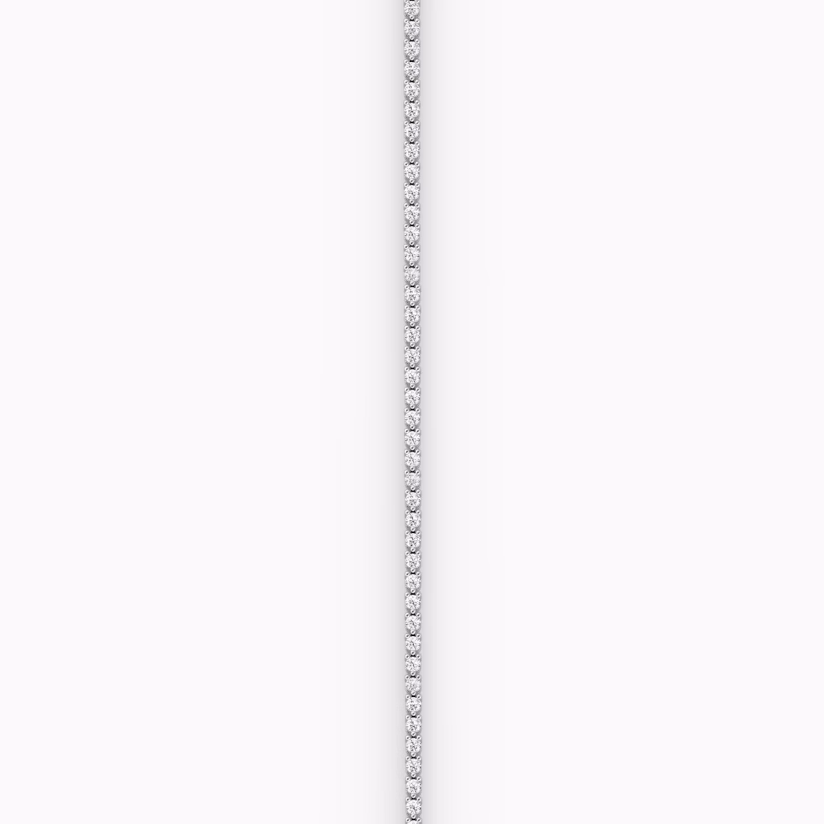 Tiny Tennis Bracelet | Round Brilliant | 14k | White Gold | diamondSize: original | chainLength: 6