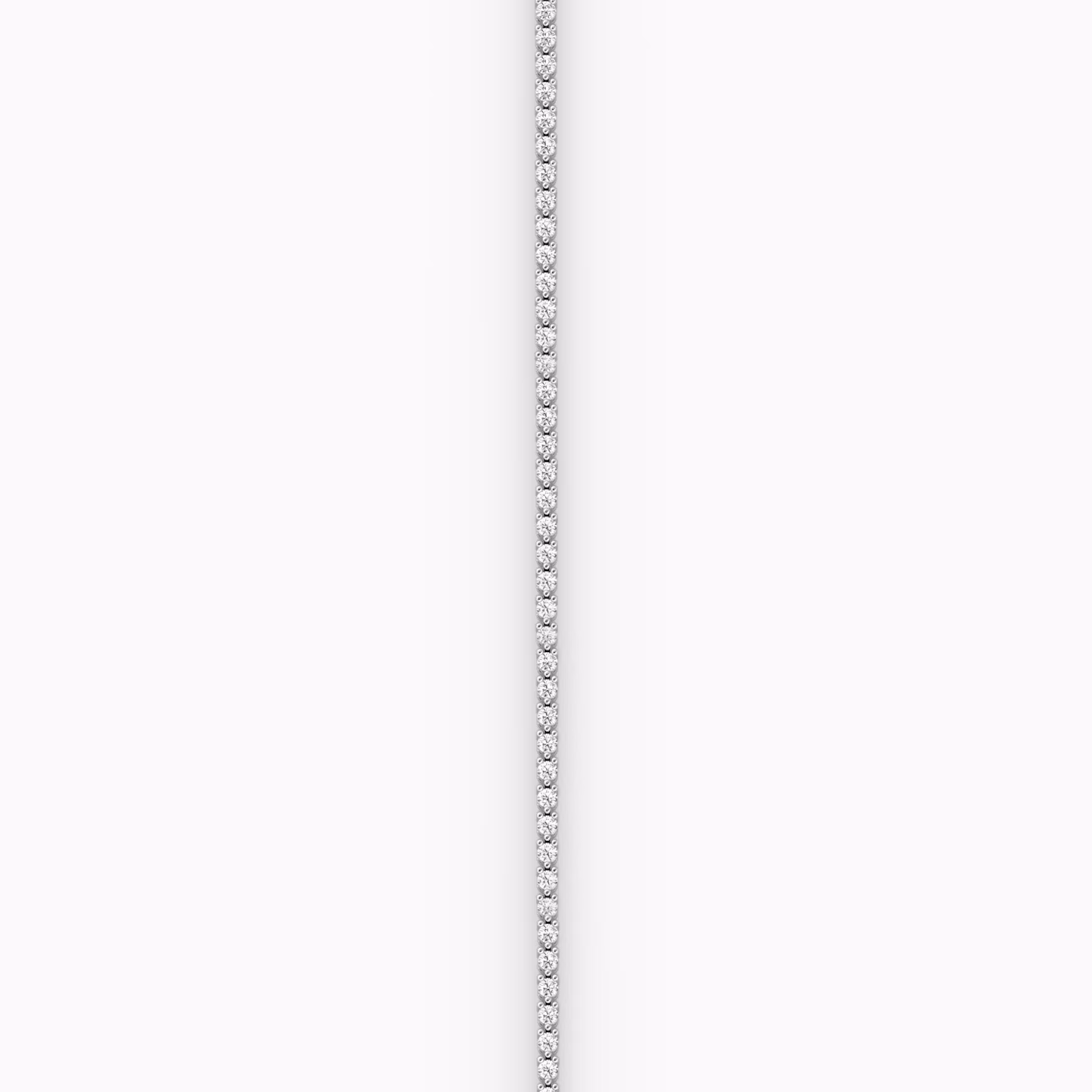 Pulsera Tiny Tennis | Brillante | 14k | Oro blanco | diamondSize: original | chainLength: 7