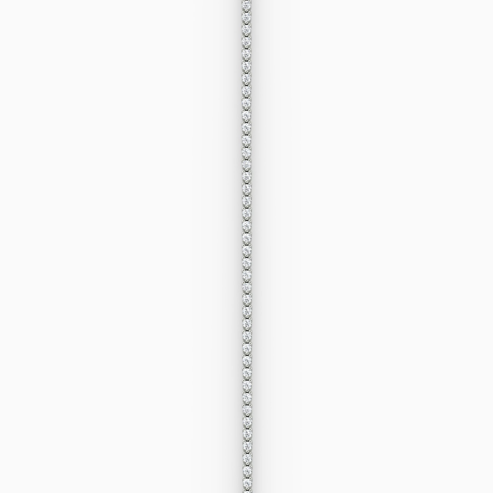 Tiny Tennis Bracelet | Round Brilliant | 14k | White Gold | diamondSize: original | chainLength: 6.5