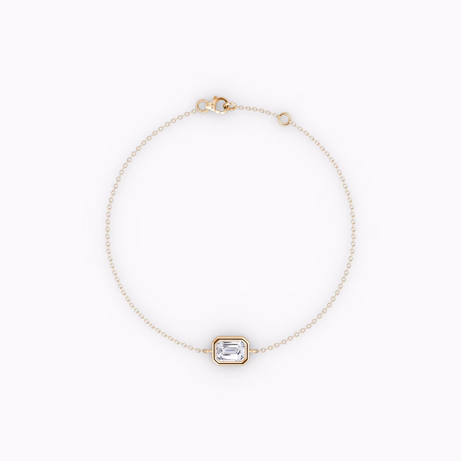 Bezel Solitaire Bracelet Emerald