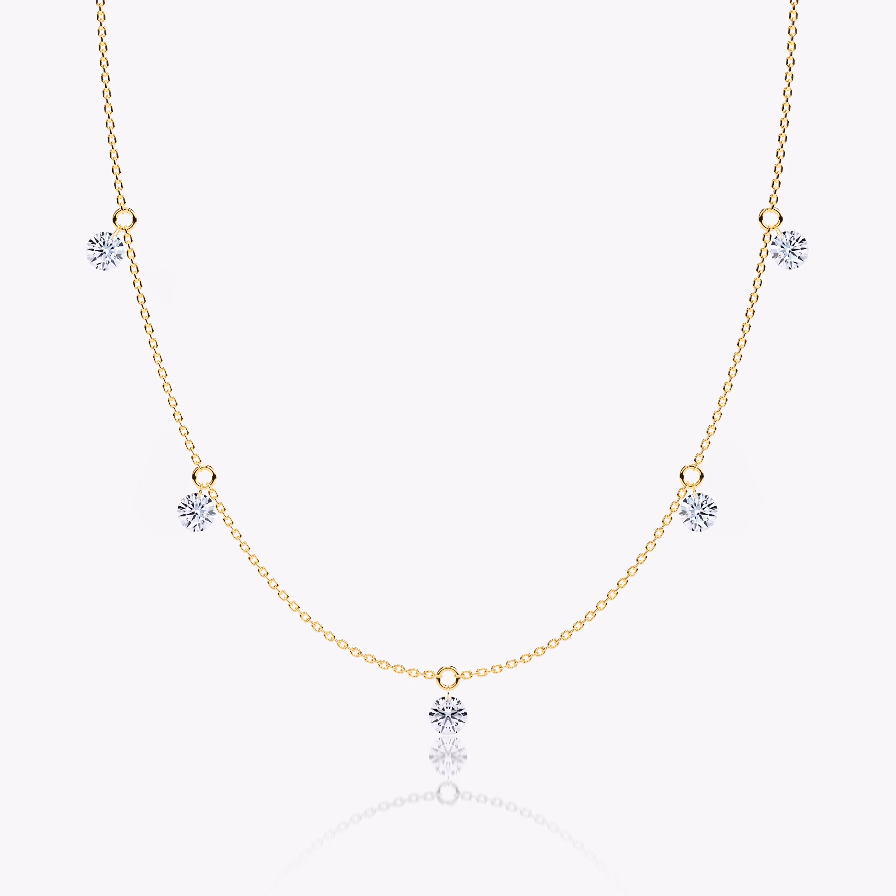 Floating Station Necklace